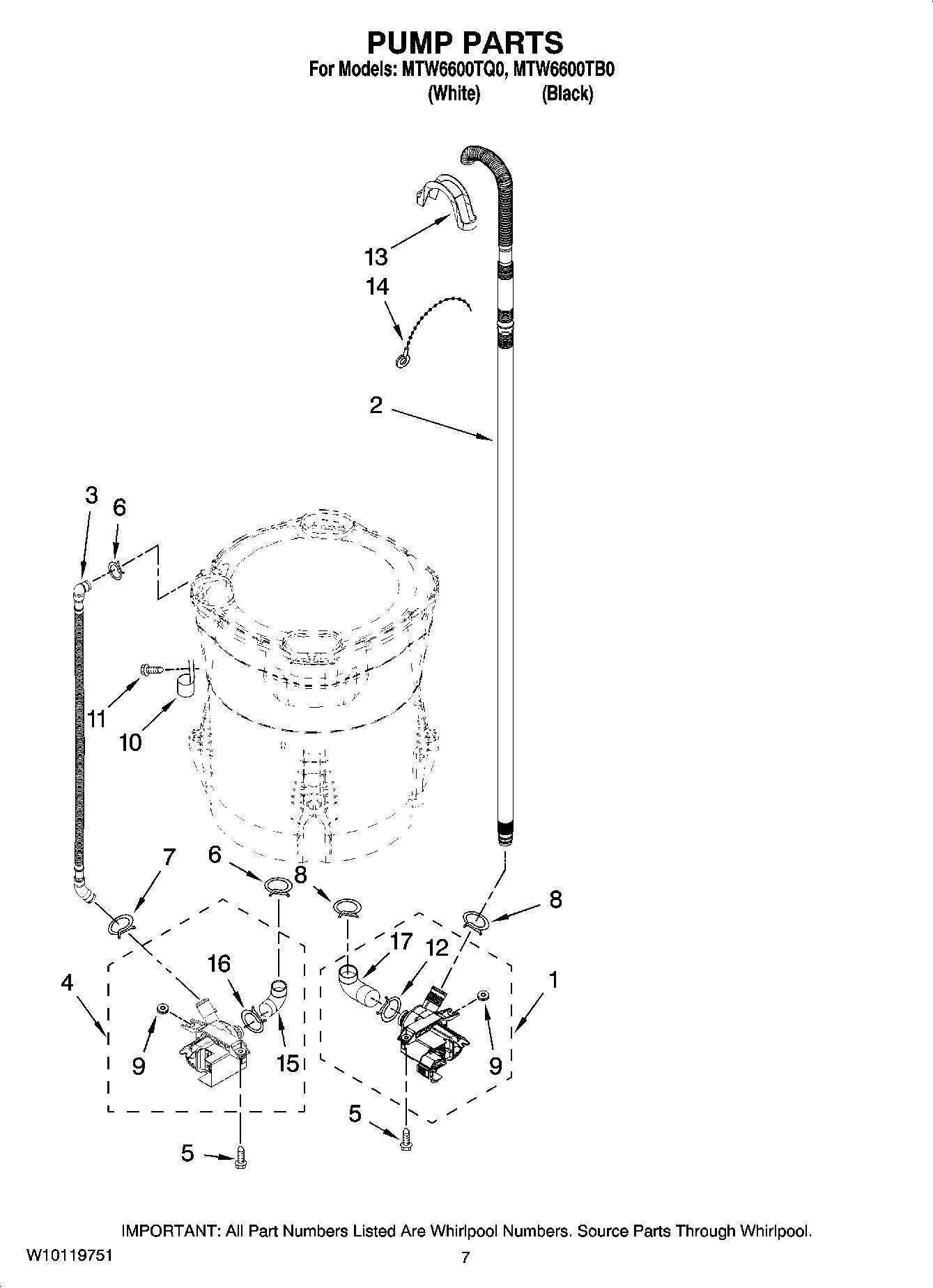 04 - PUMP PARTS, OPTIONAL PARTS (NOT INCLUDED)