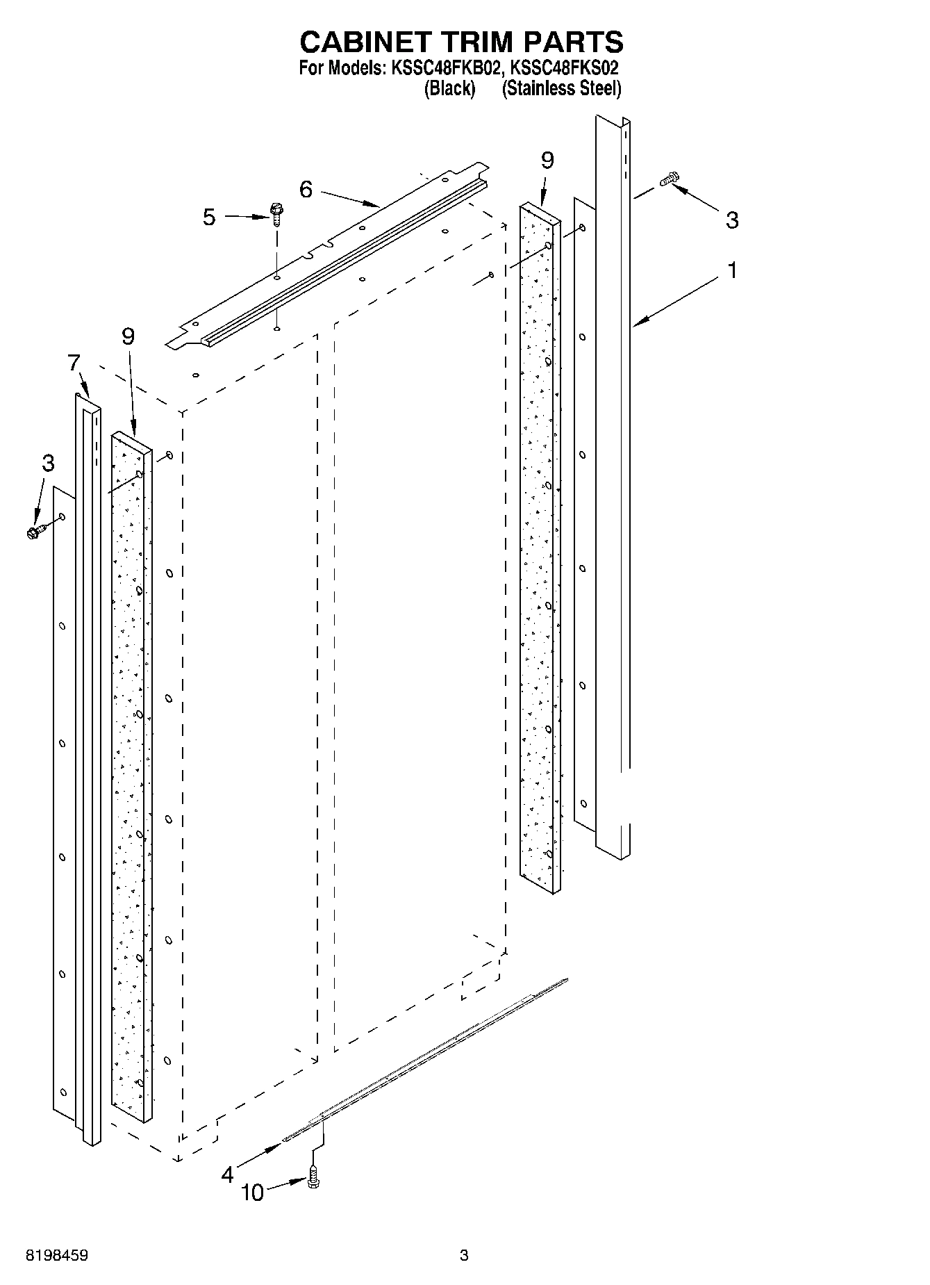 02 - CABINET TRIM PARTS