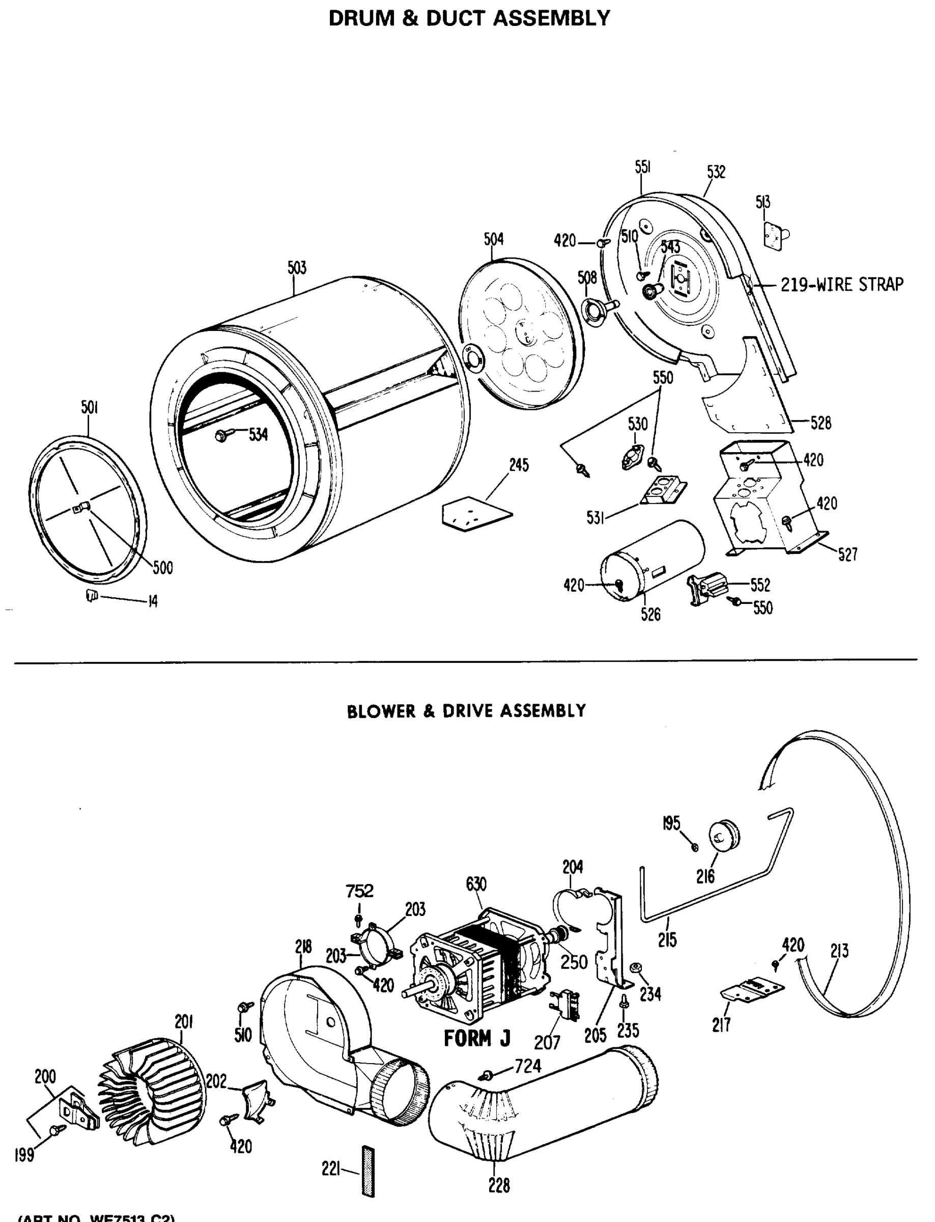 DRUM & DUCT ASSEMBLY