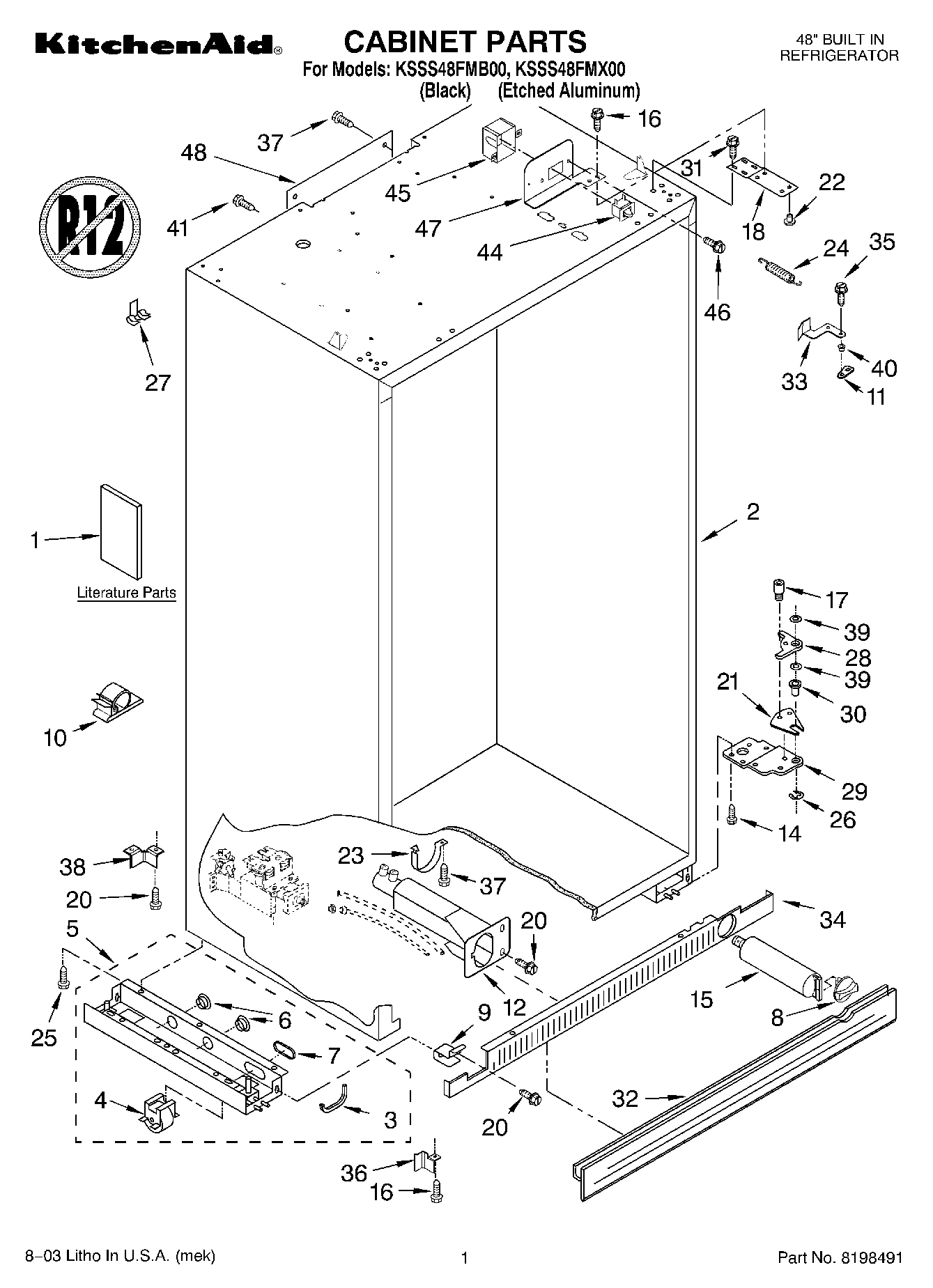 01 - CABINET PARTS