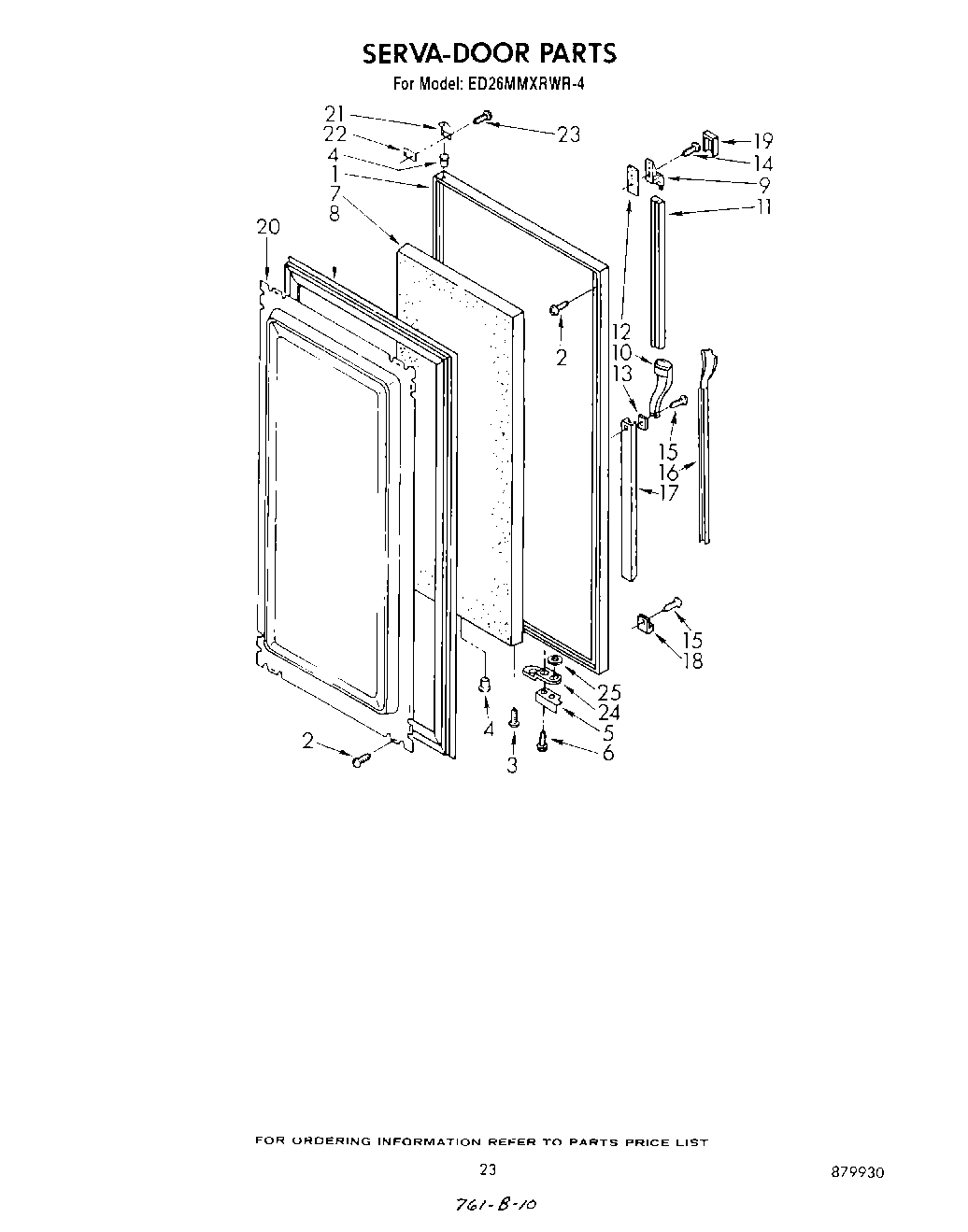 13 - SERVA-DOOR , NOT ILLUSTRATED