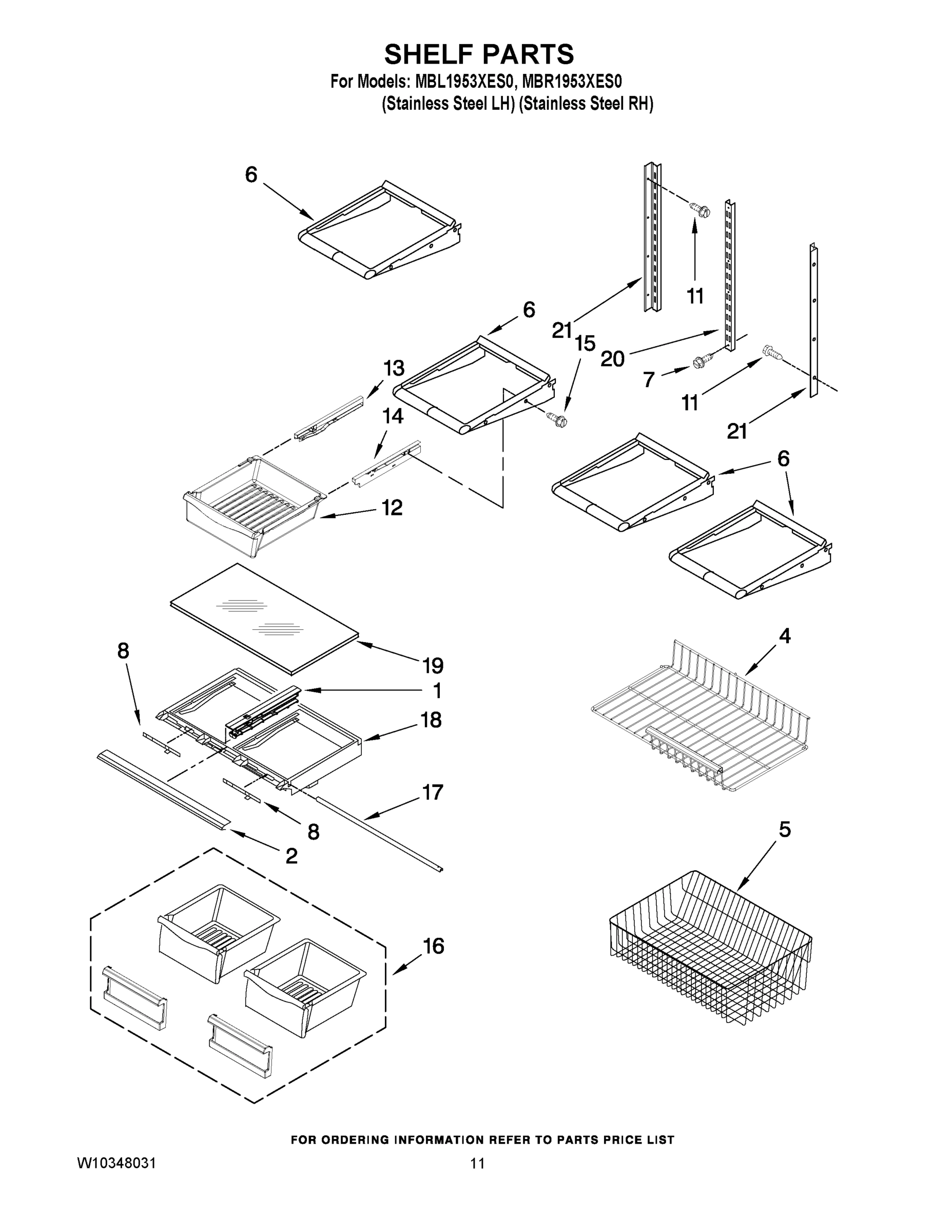 07 - SHELF PARTS