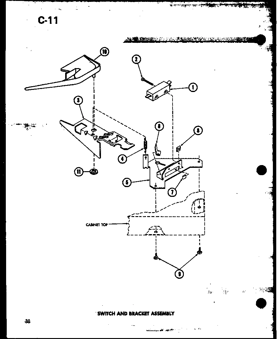 13 - SWITCH AND BRACKET ASSY