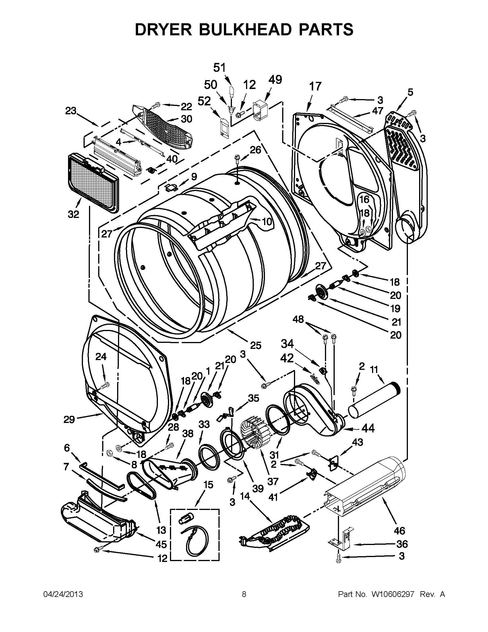04 - DRYER BULKHEAD PARTS