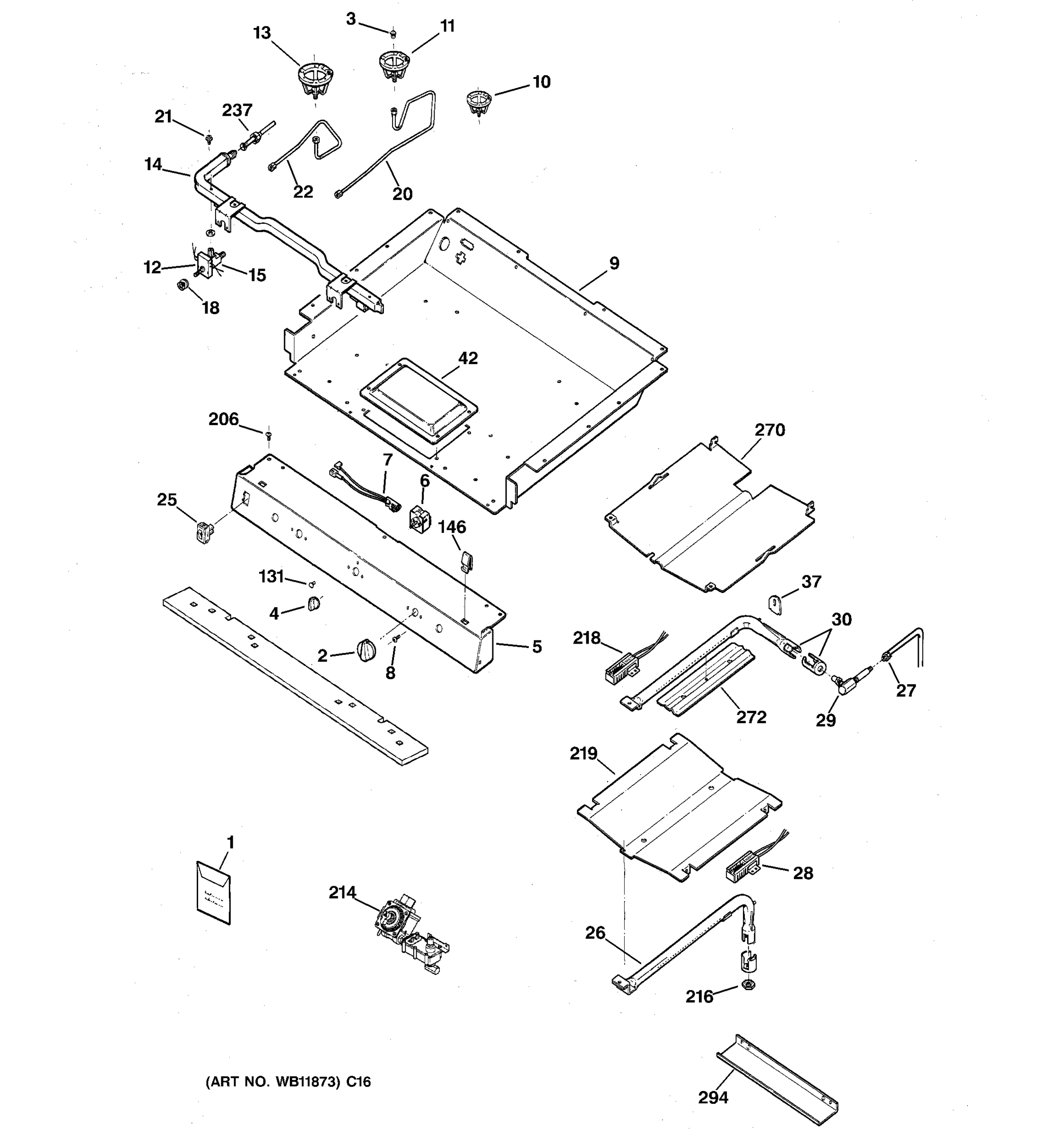 GAS & BURNER PARTS