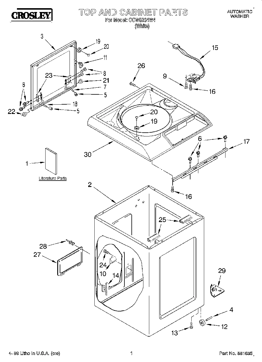 01 - CABINET, LITERATURE