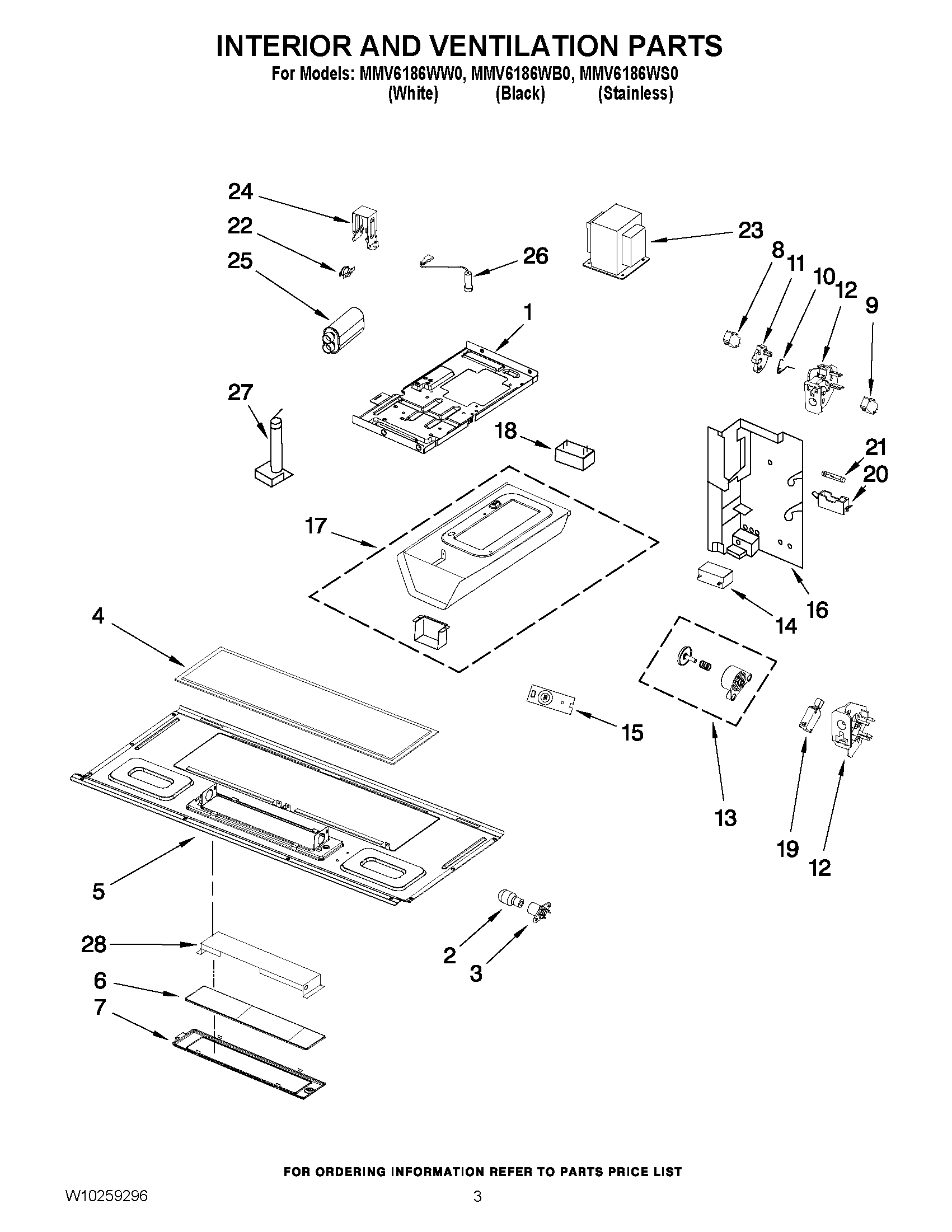 03 - INTERIOR AND VENTILATION PARTS