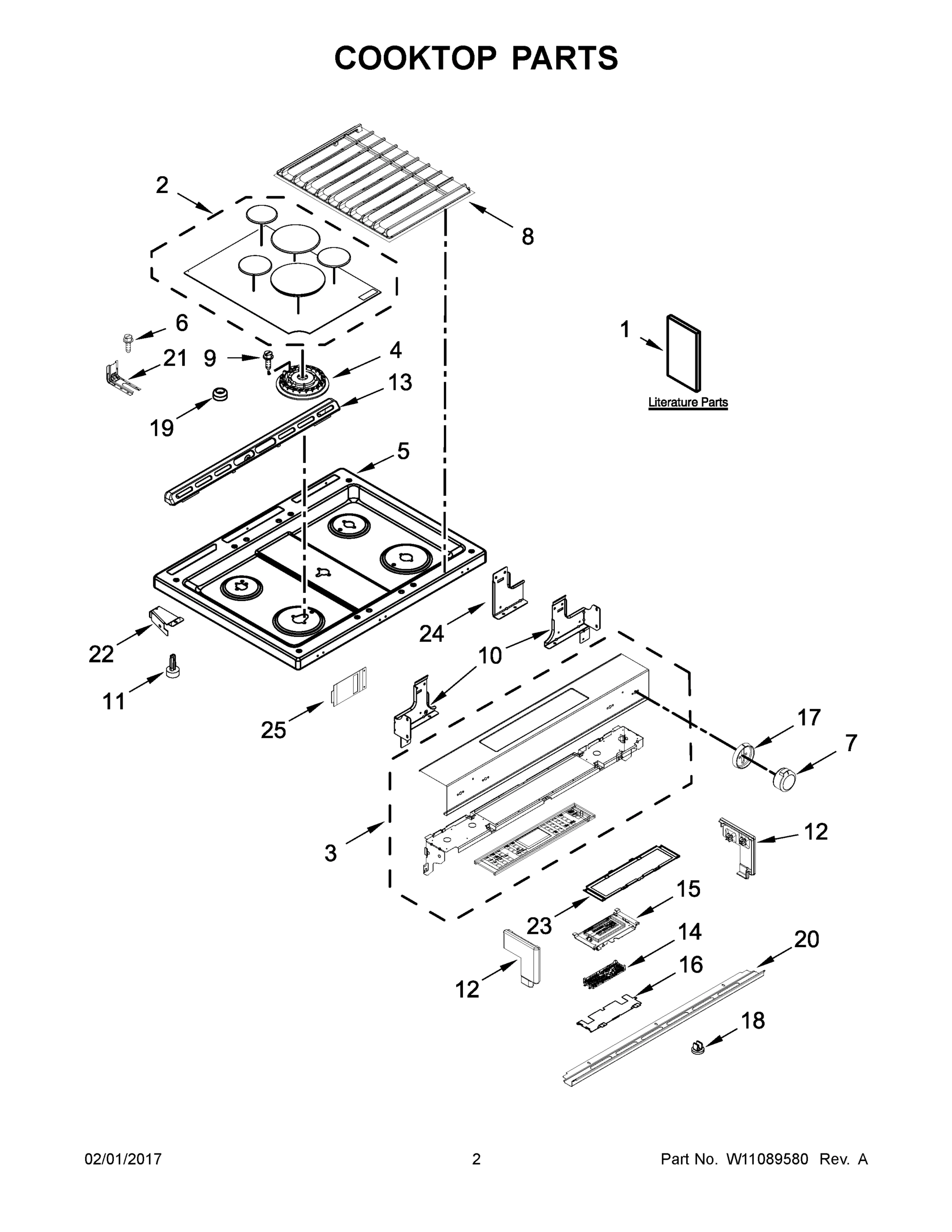 02 - COOKTOP PARTS