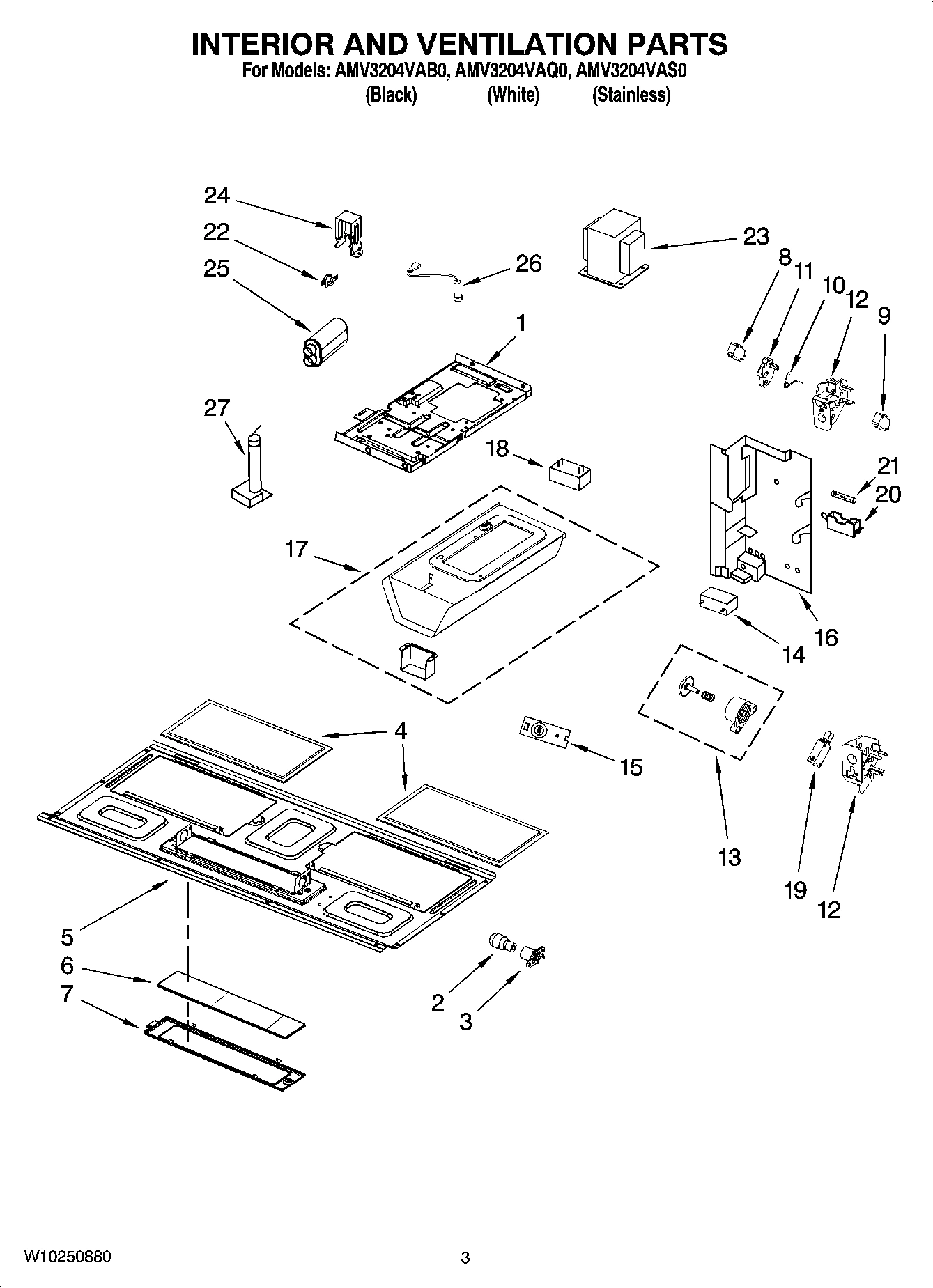 03 - INTERIOR AND VENTILATION PARTS