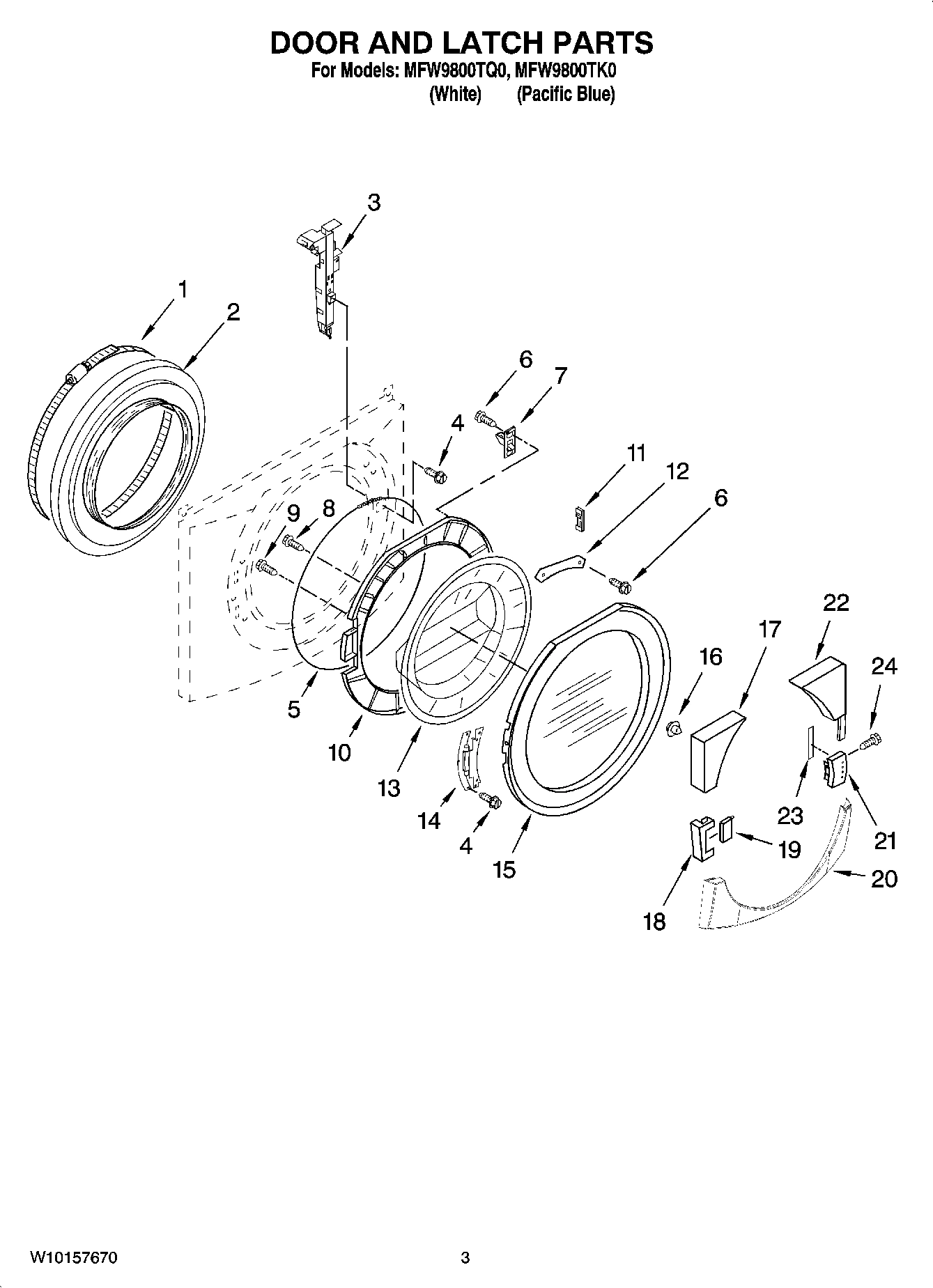 02 - DOOR AND LATCH PARTS
