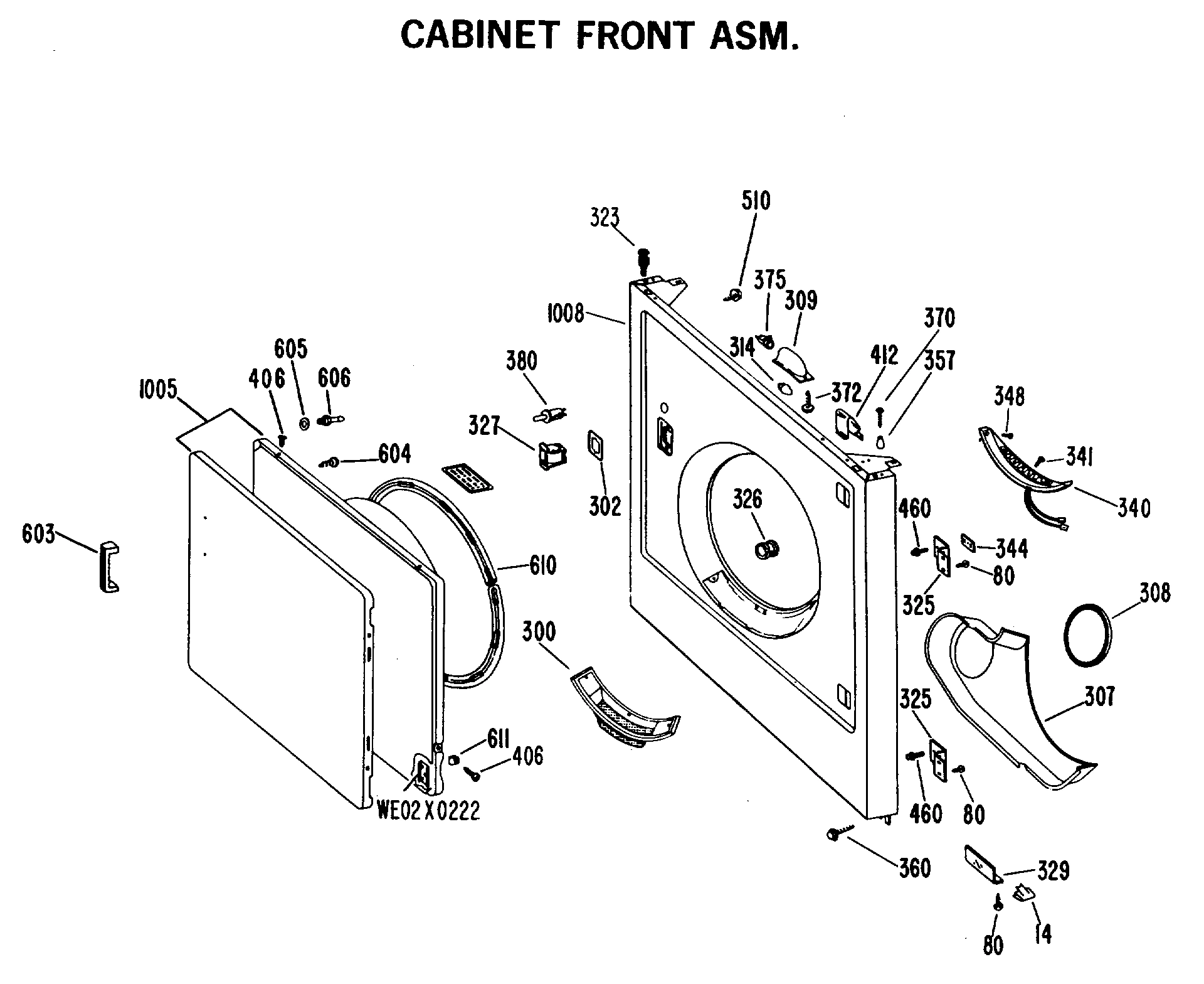 CABINET FRONT ASM.