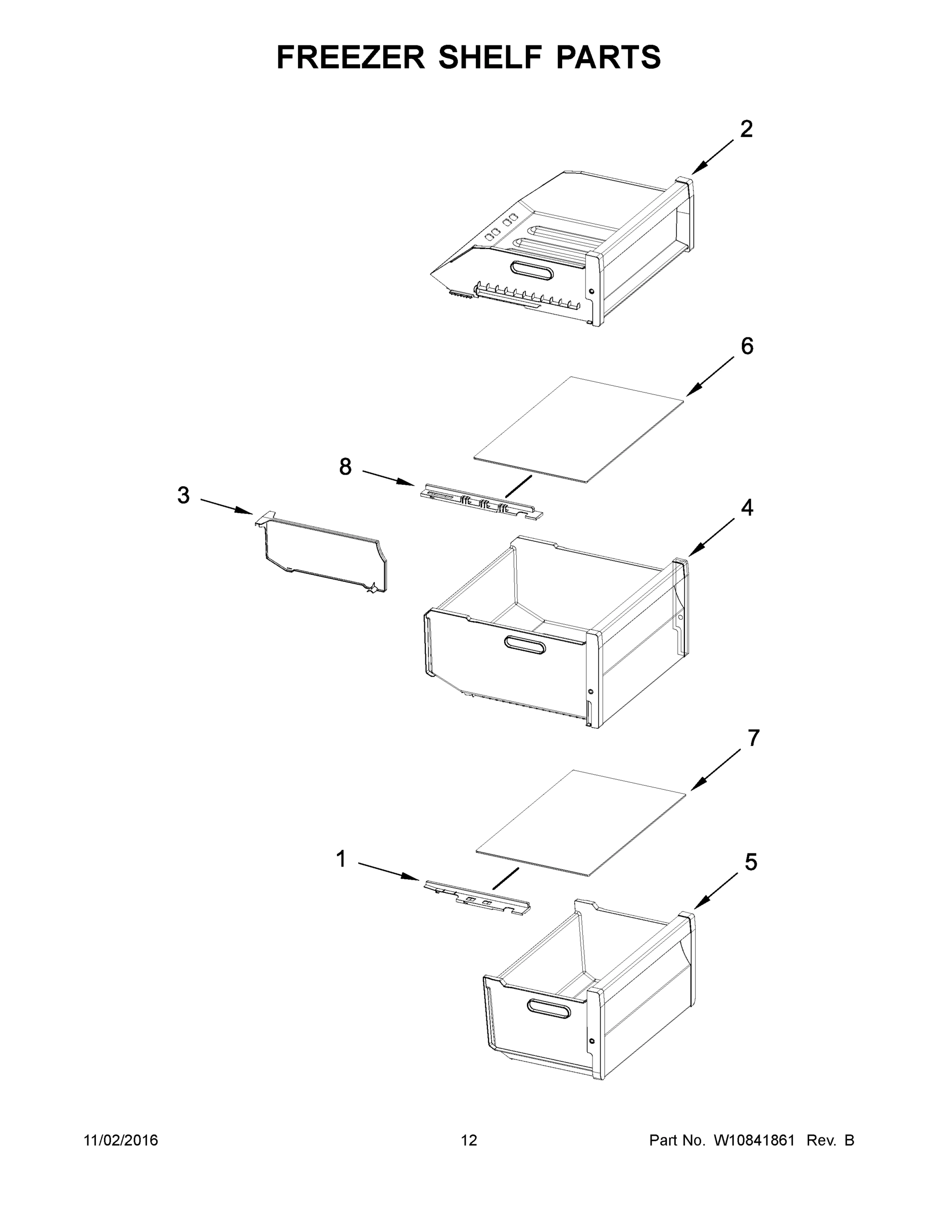 07 - FREEZER SHELF PARTS