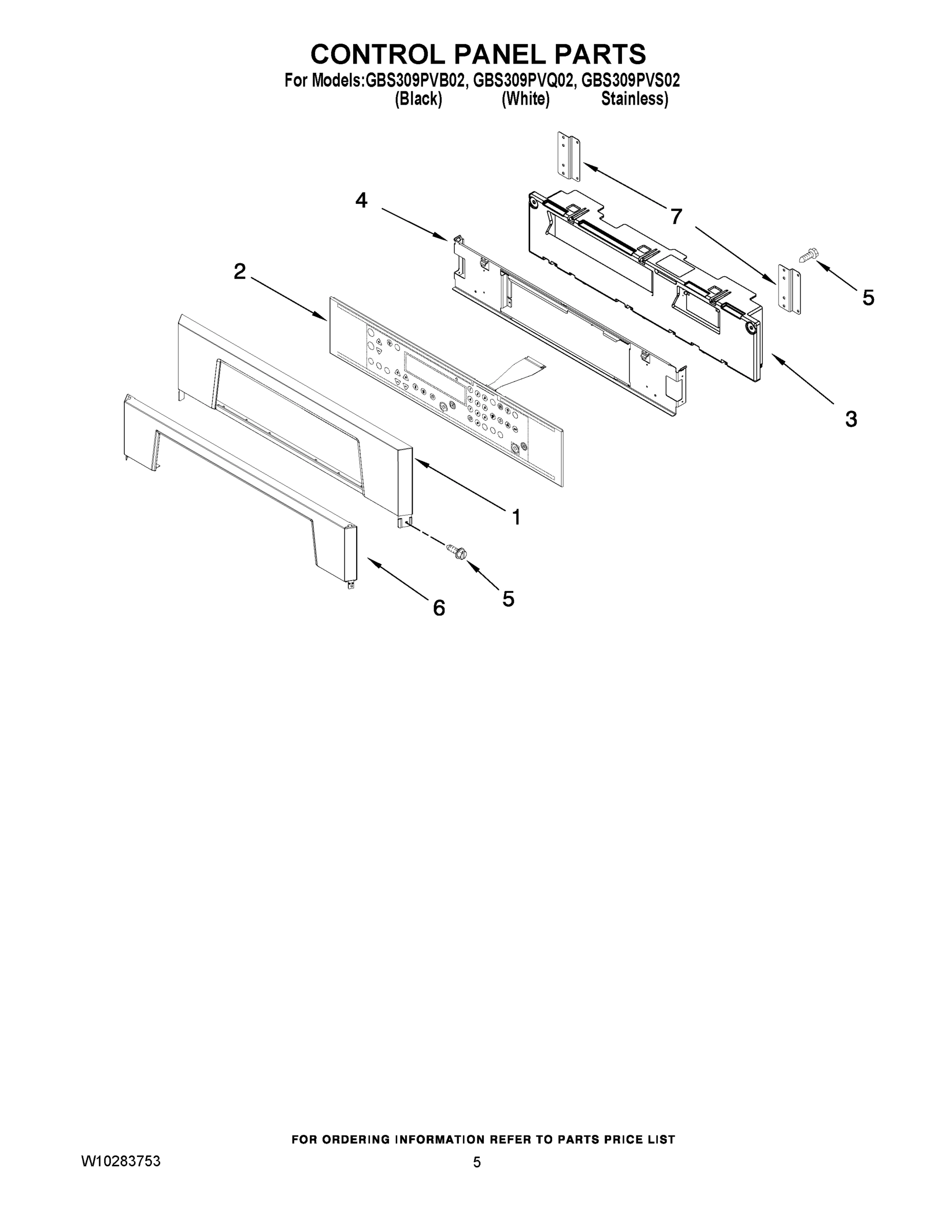 04 - CONTROL PANEL PARTS