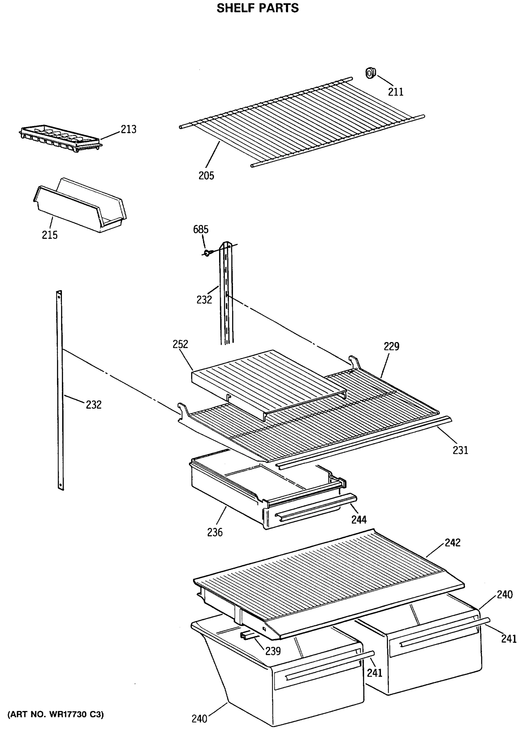 SHELF PARTS