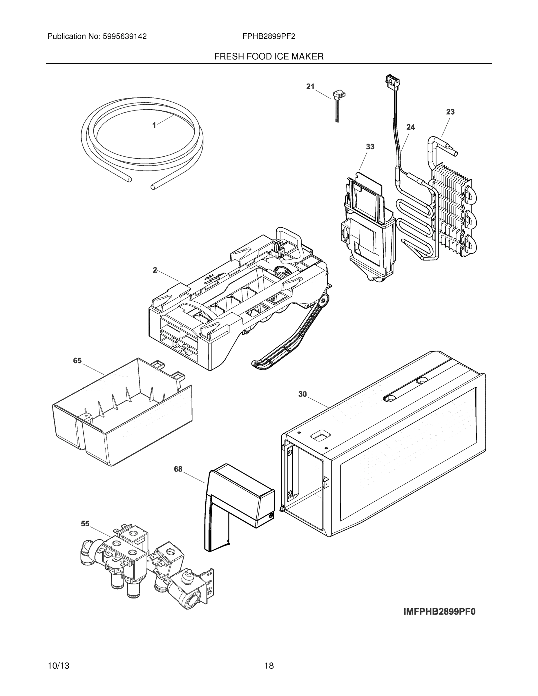17 - FRESH FOOD ICE MAKER