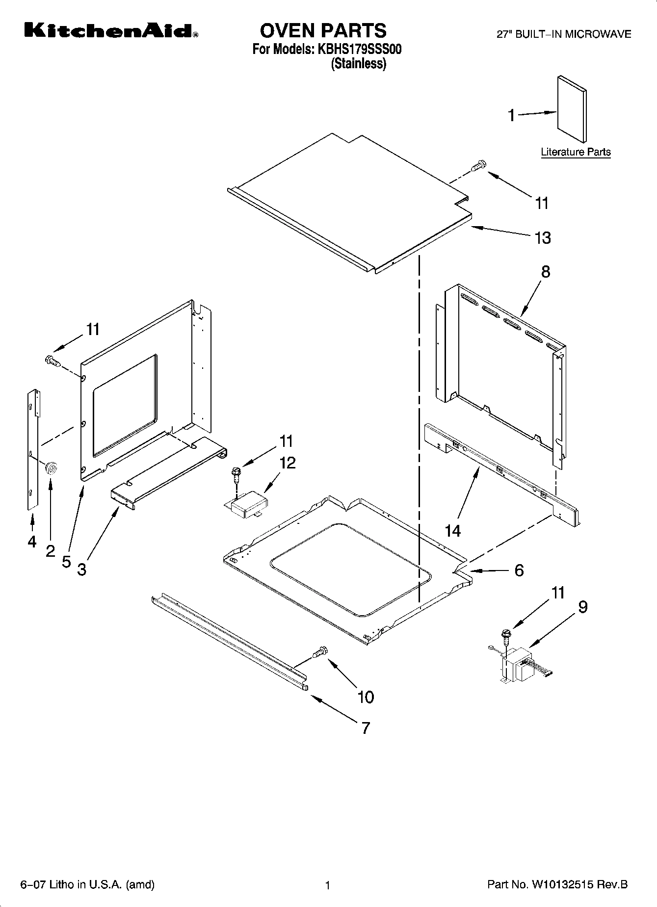 01 - OVEN PARTS
