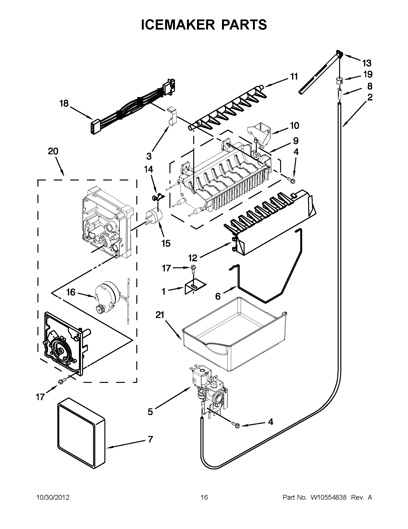 08 - ICEMAKER PARTS
