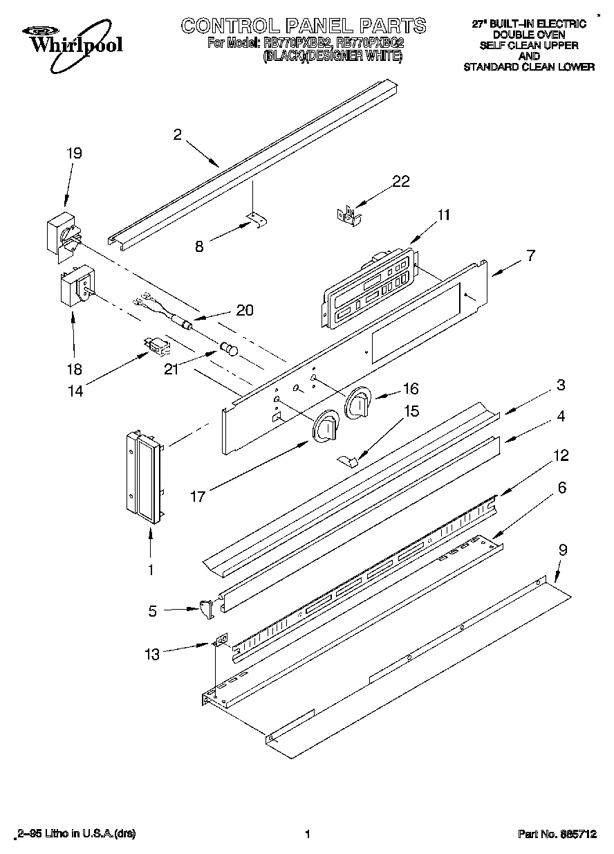01 - CONTROL PANEL, LITERATURE