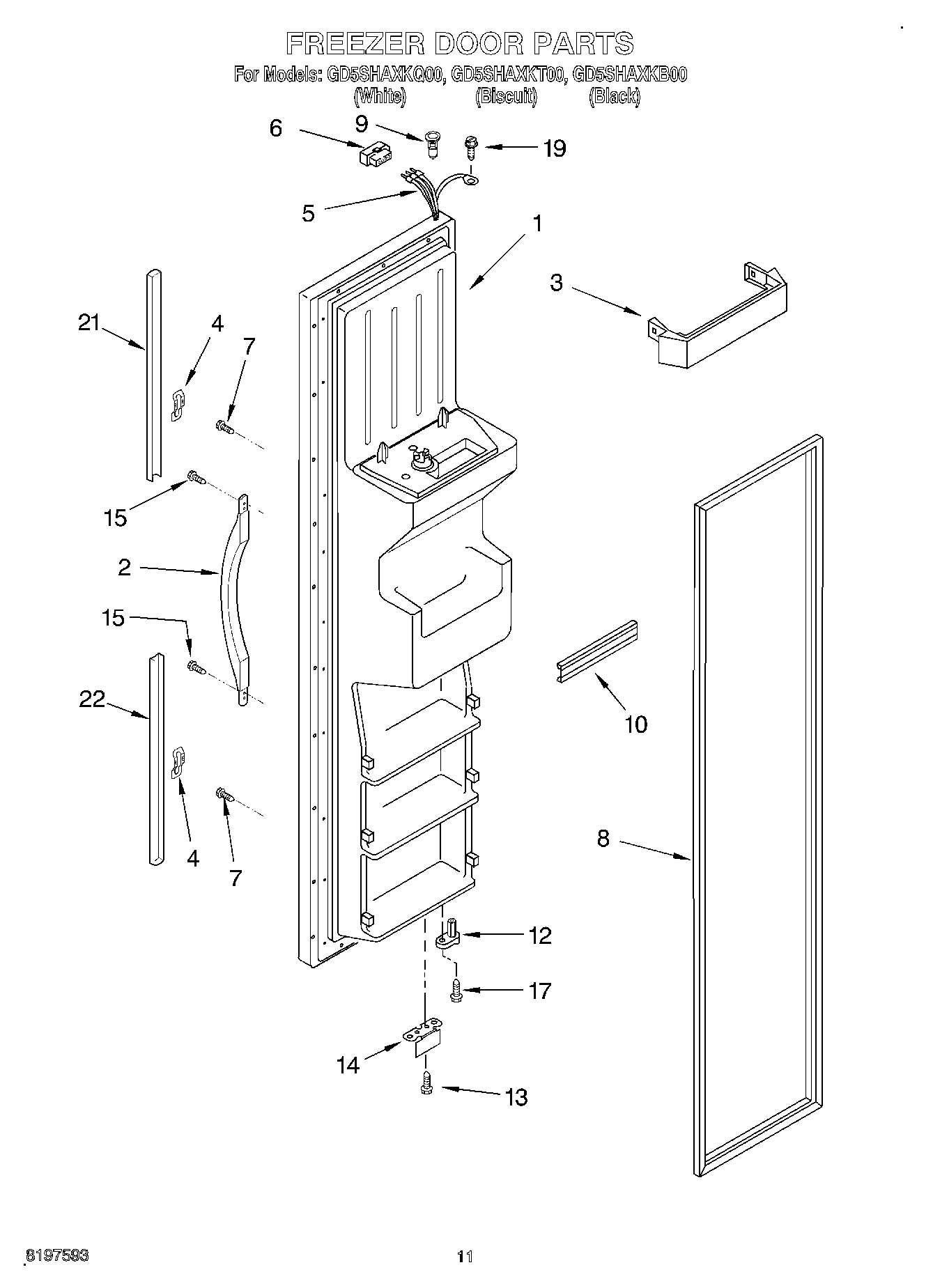 07 - FREEZER DOOR
