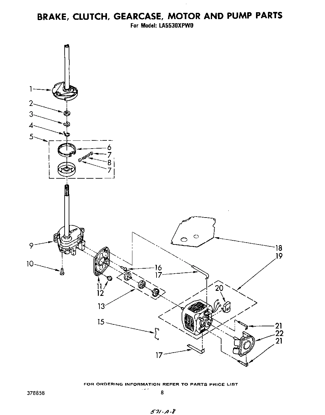 06 - BRAKE, CLUTCH, GEARCASE, MOTOR AND PUMP