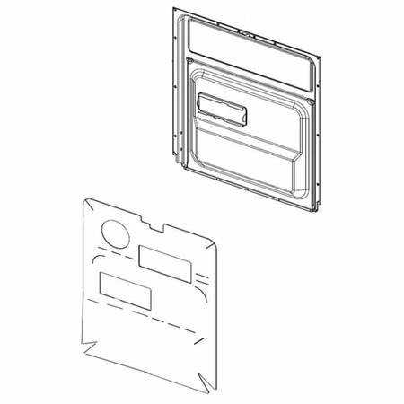 DD97-00491A Samsung Dishwasher Inner Door Ass