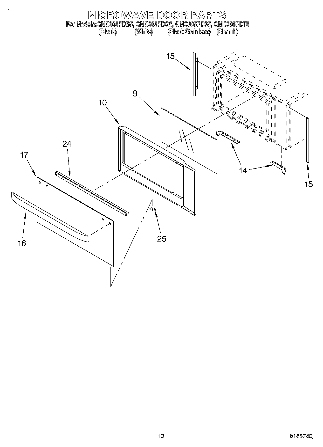 08 - MICROWAVE DOOR