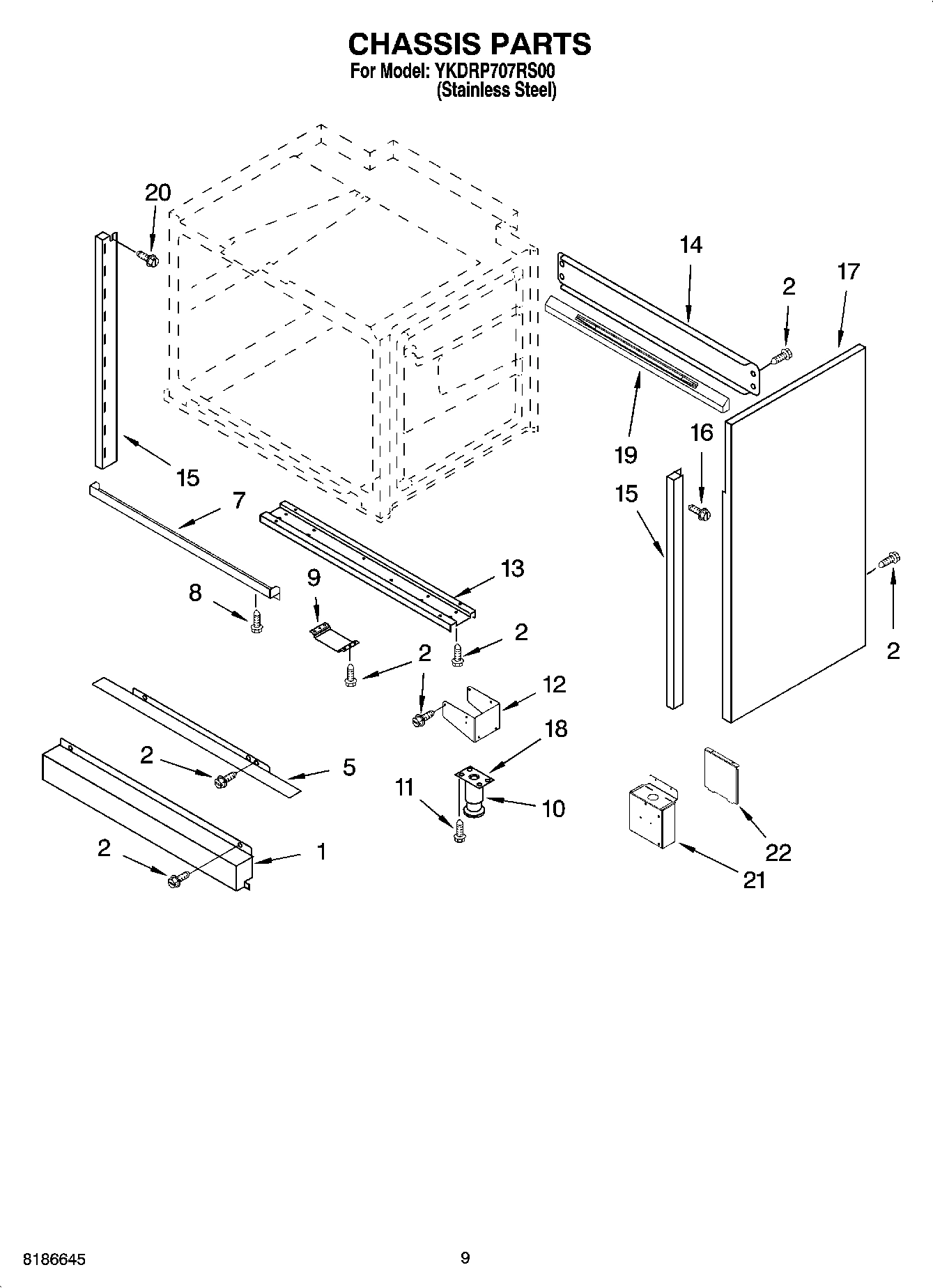 08 - CHASSIS PARTS, OPTIONAL PARTS (NOT INCLUDED)