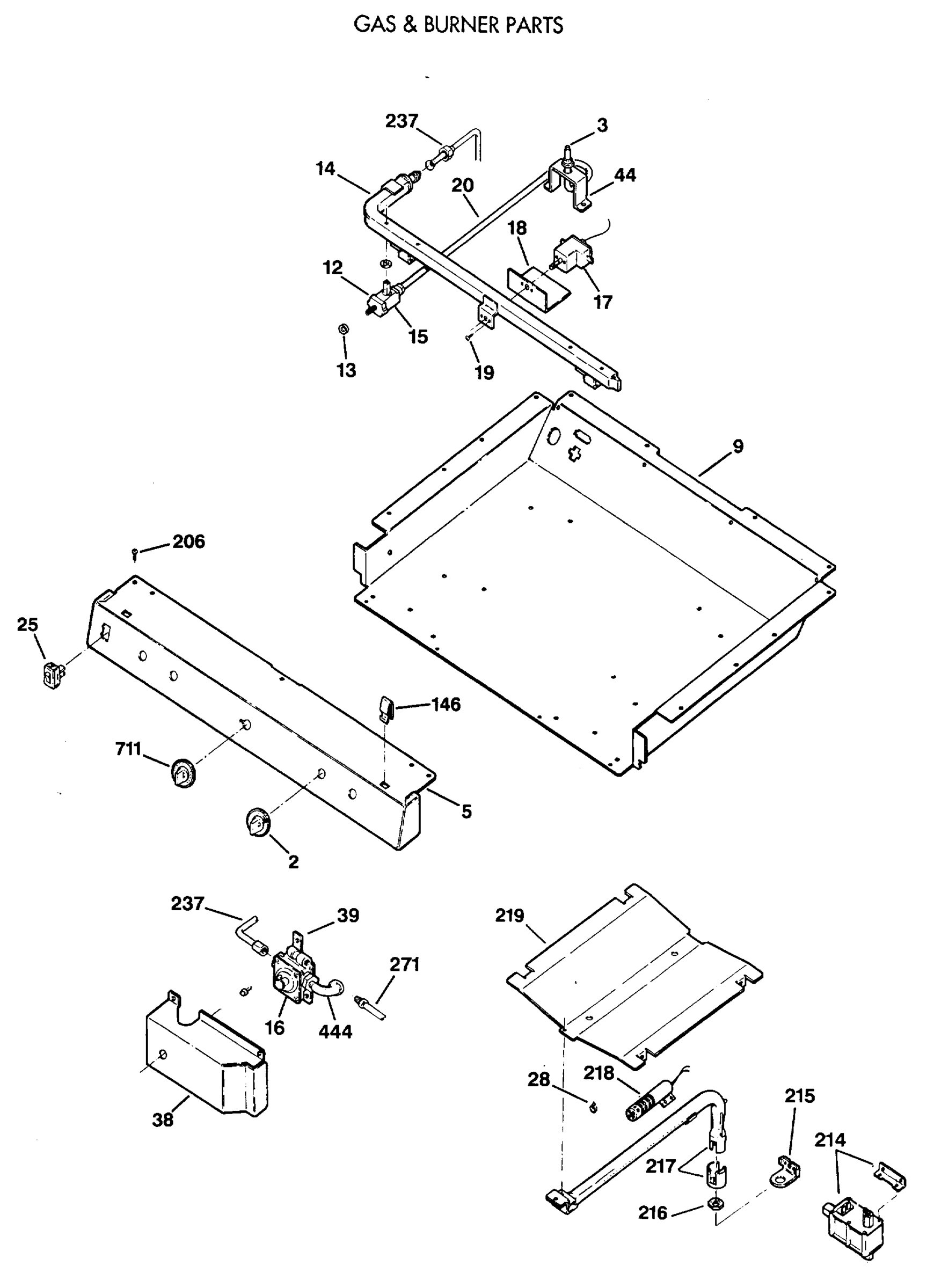 GAS & BURNER PARTS