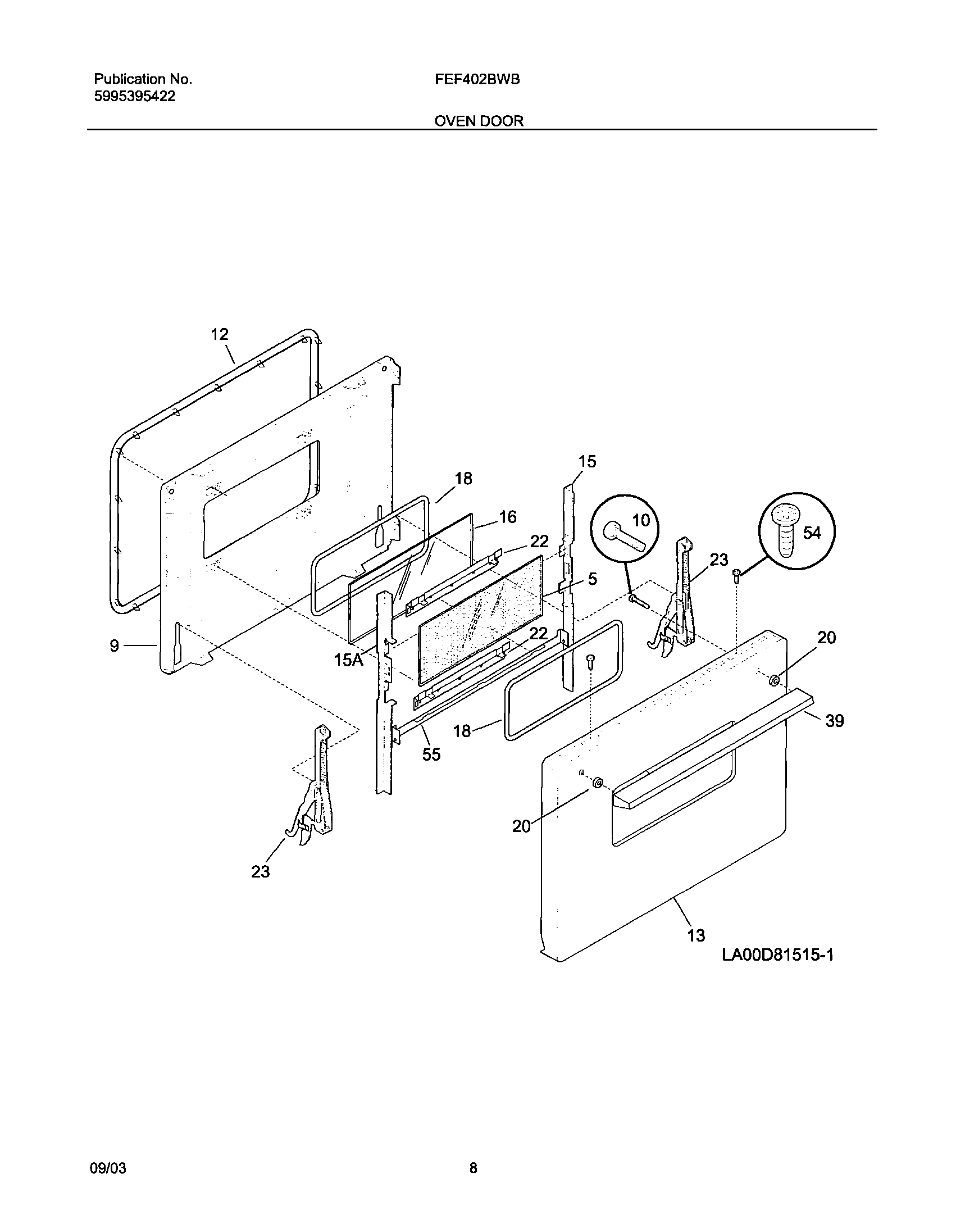 09 - OVEN DOOR