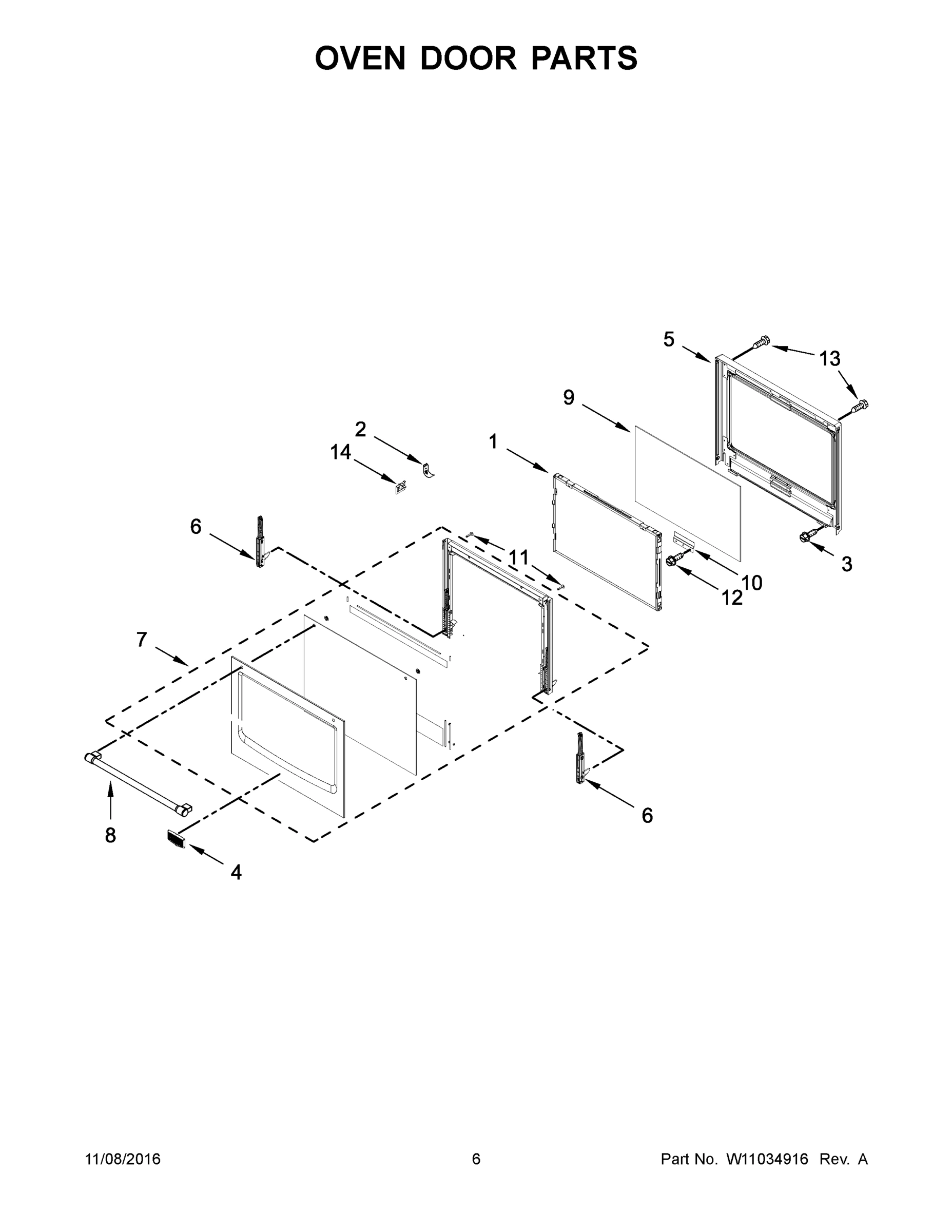 04 - OVEN DOOR PARTS