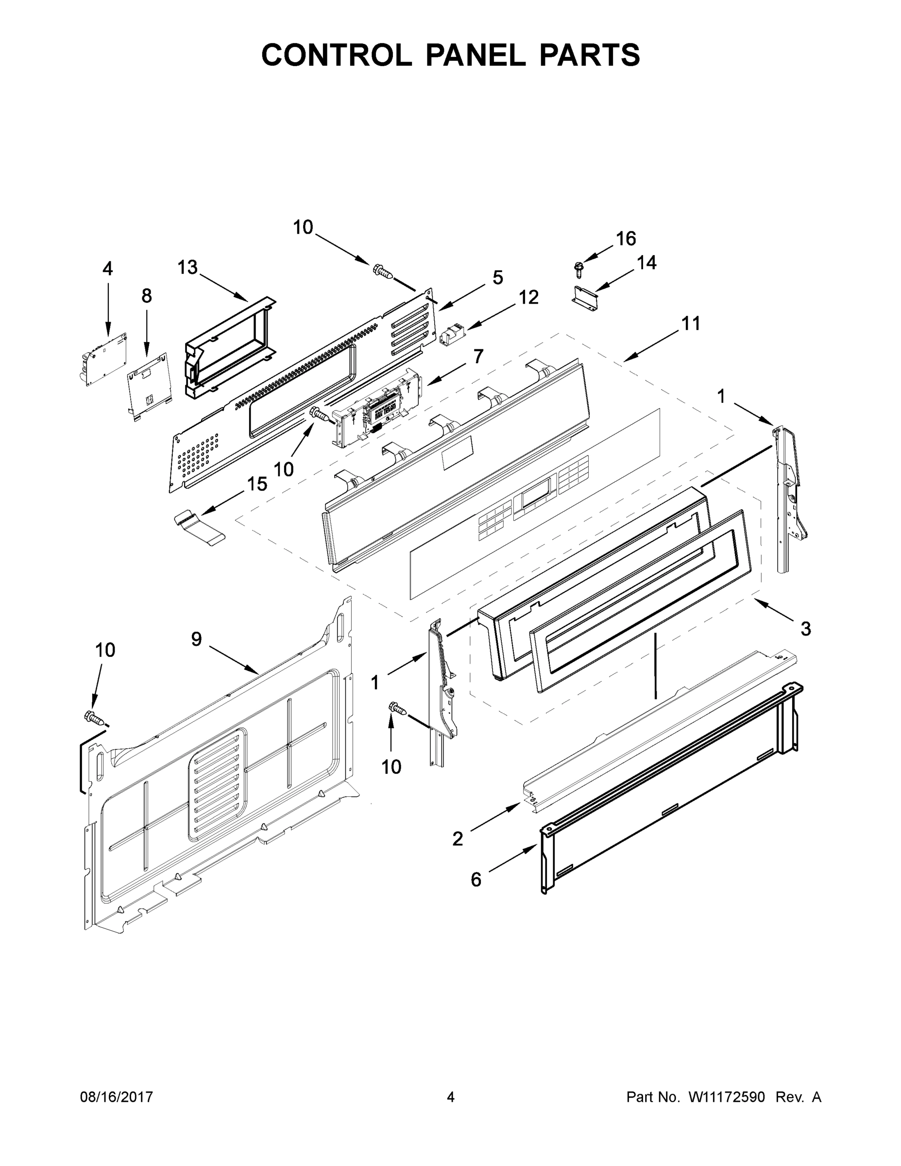 03 - CONTROL PANEL PARTS