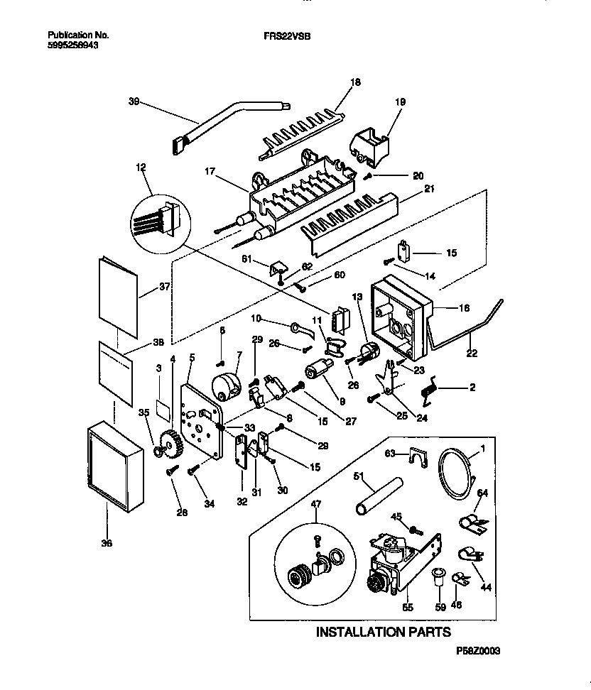 10 - ICE MAKER & INSTALLATION COMPONENTS