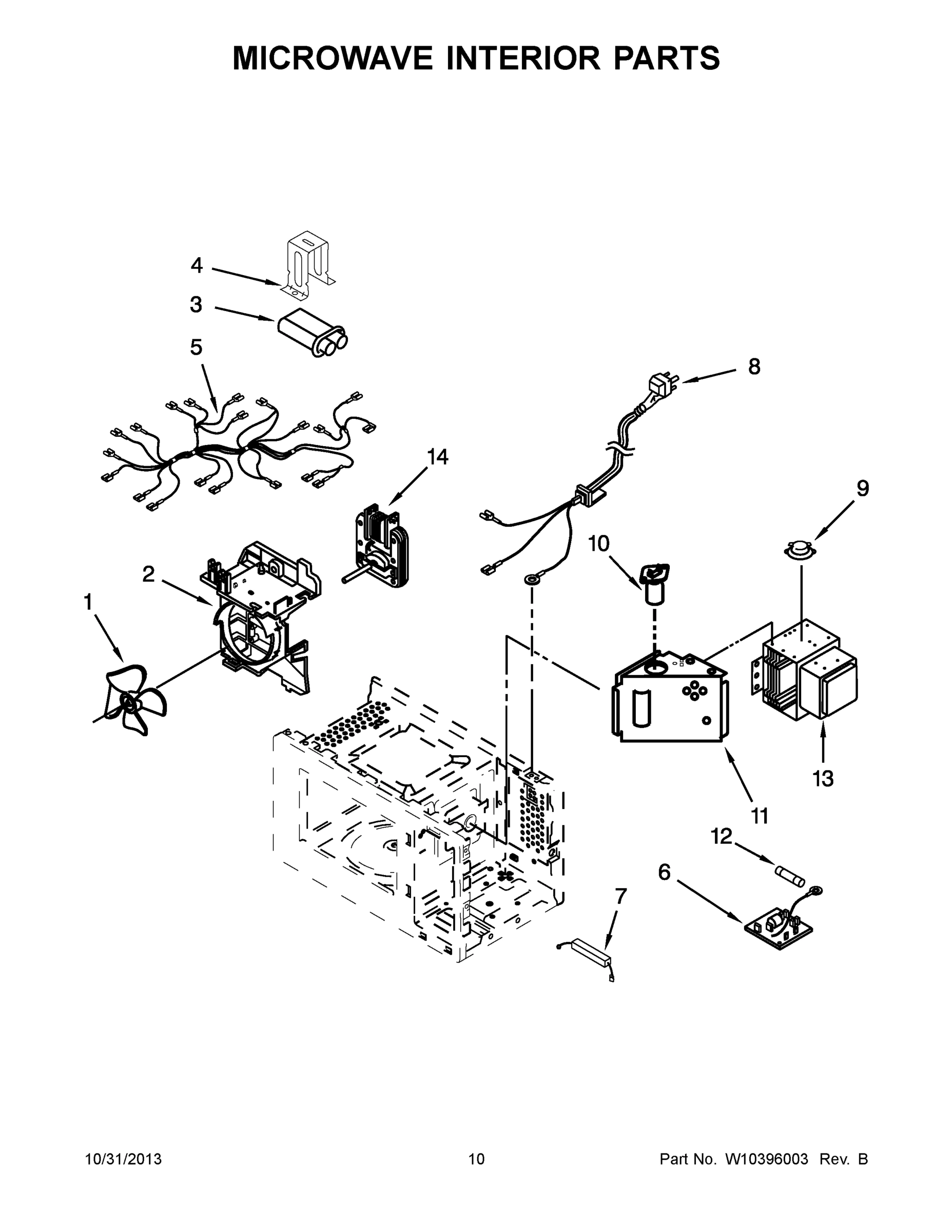 06 - MICROWAVE INTERIOR PARTS