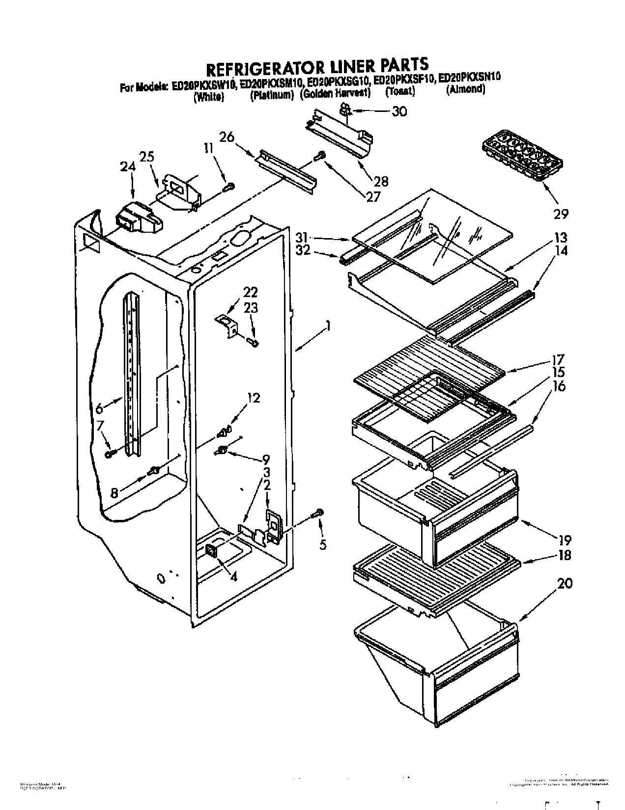 03 - REFRIGERATOR LINER