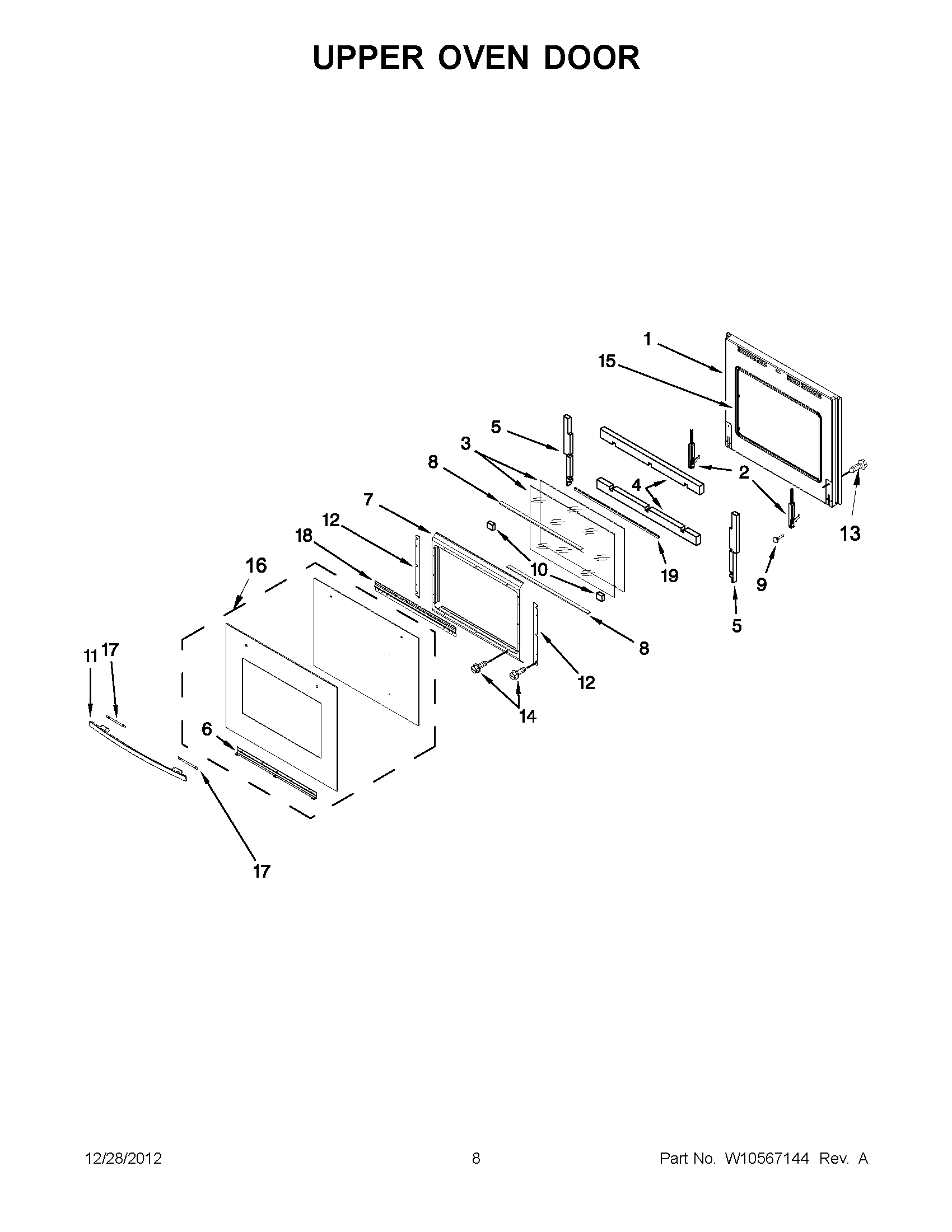 04 - UPPER OVEN DOOR