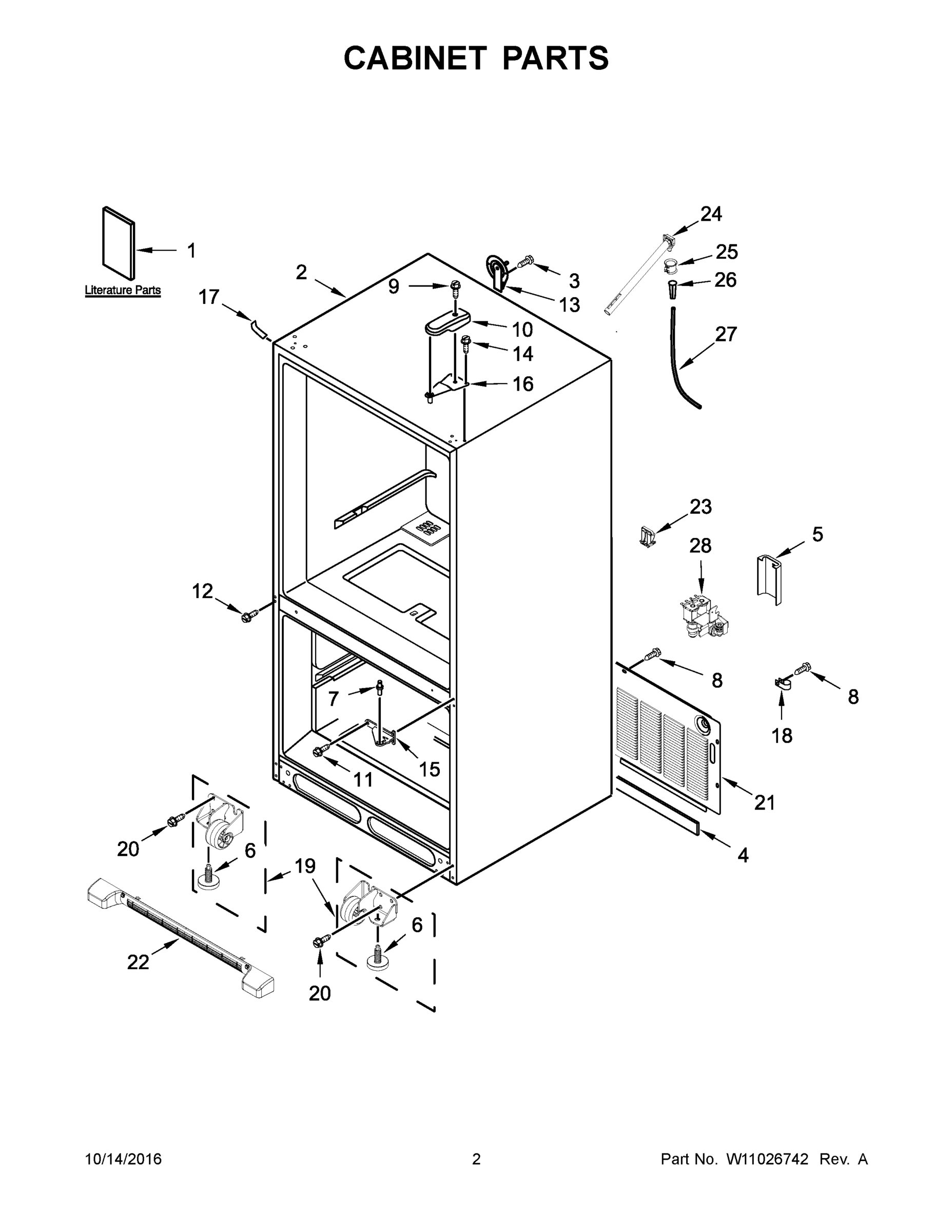 02 - CABINET PARTS
