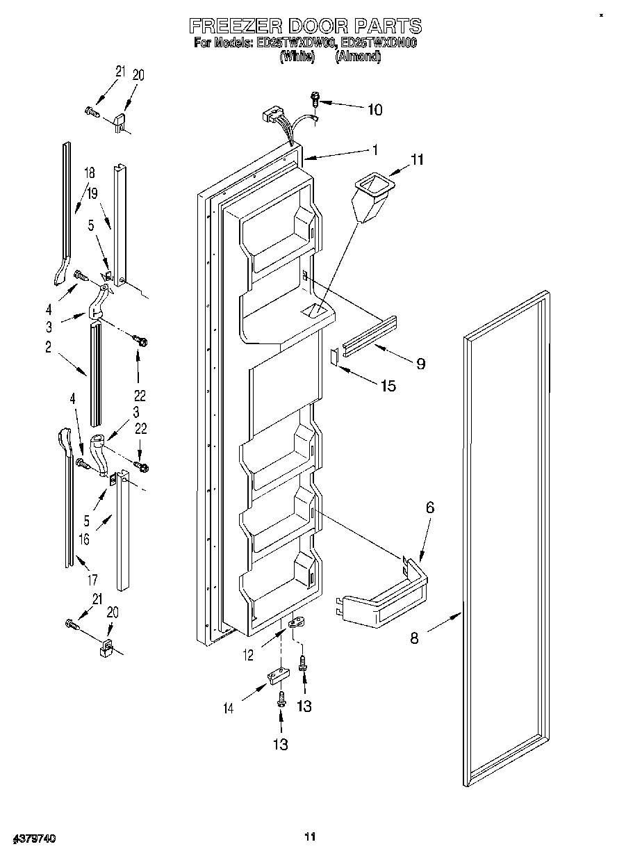 07 - FREEZER DOOR