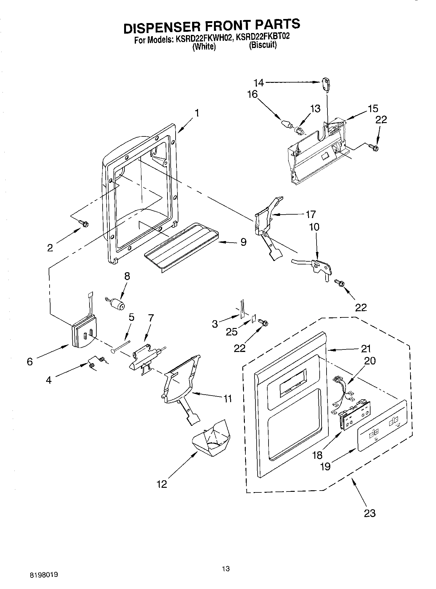 08 - DISPENSER FRONT