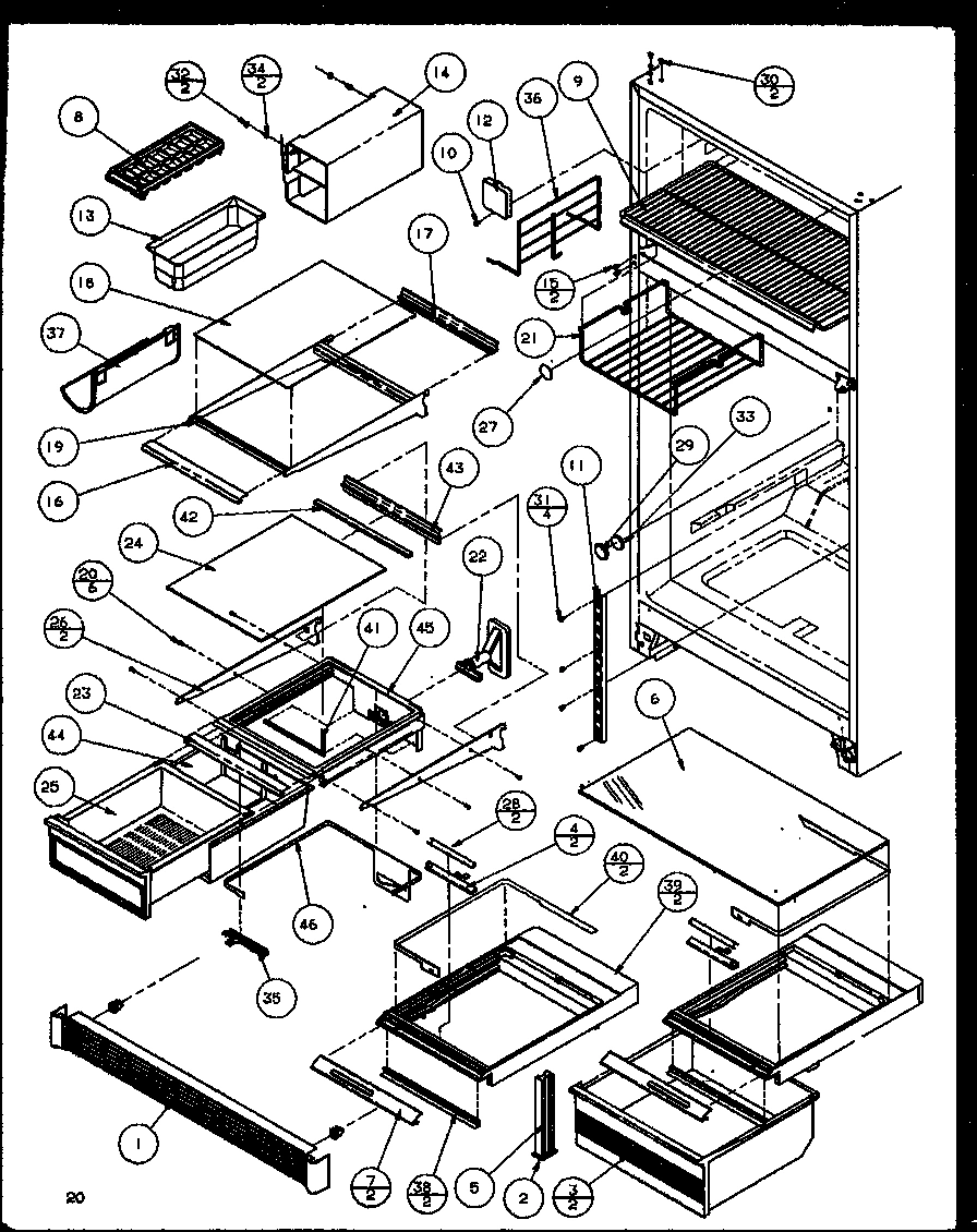 03 - CABINET SHELVING (EBONY)