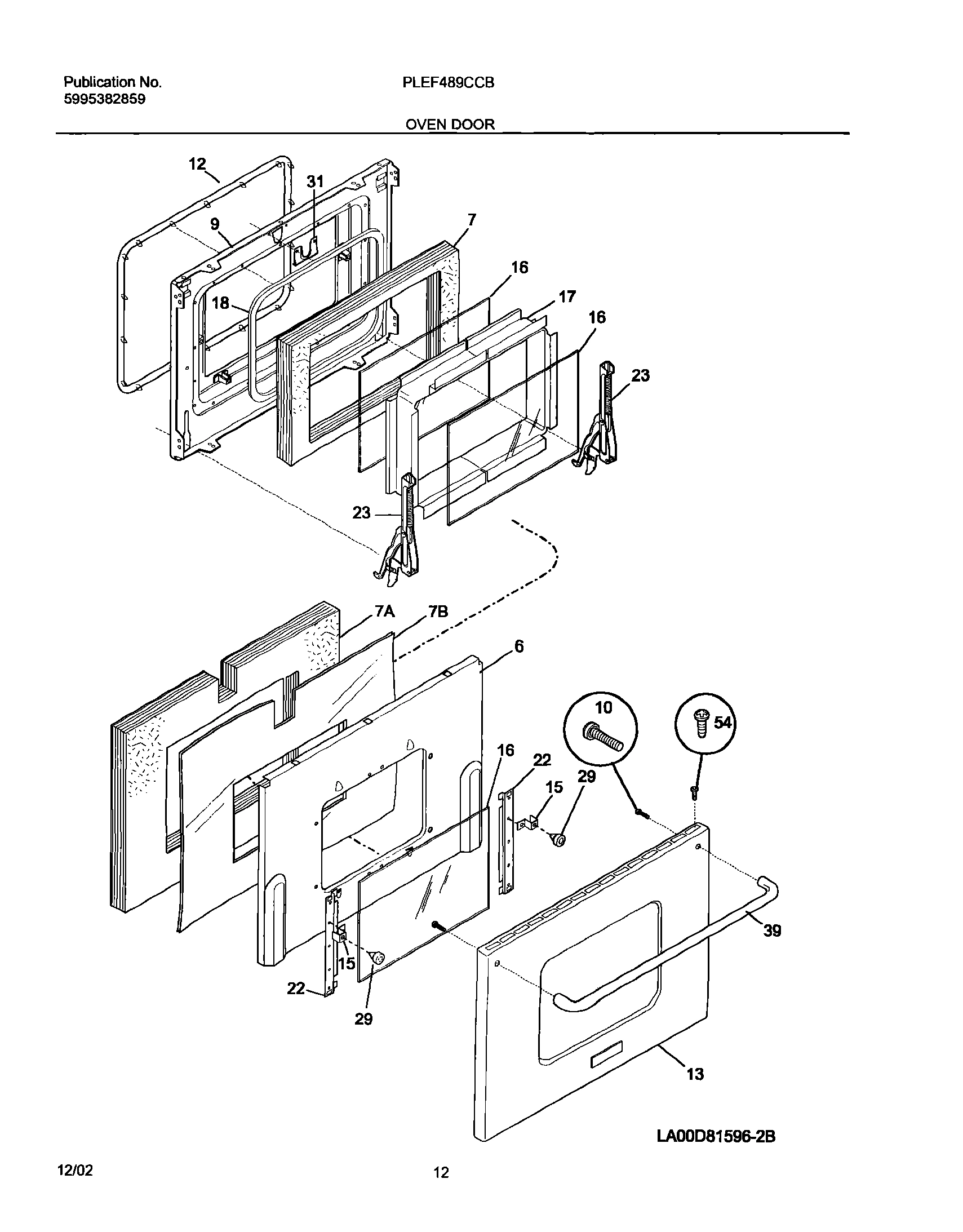 11 - OVEN DOOR