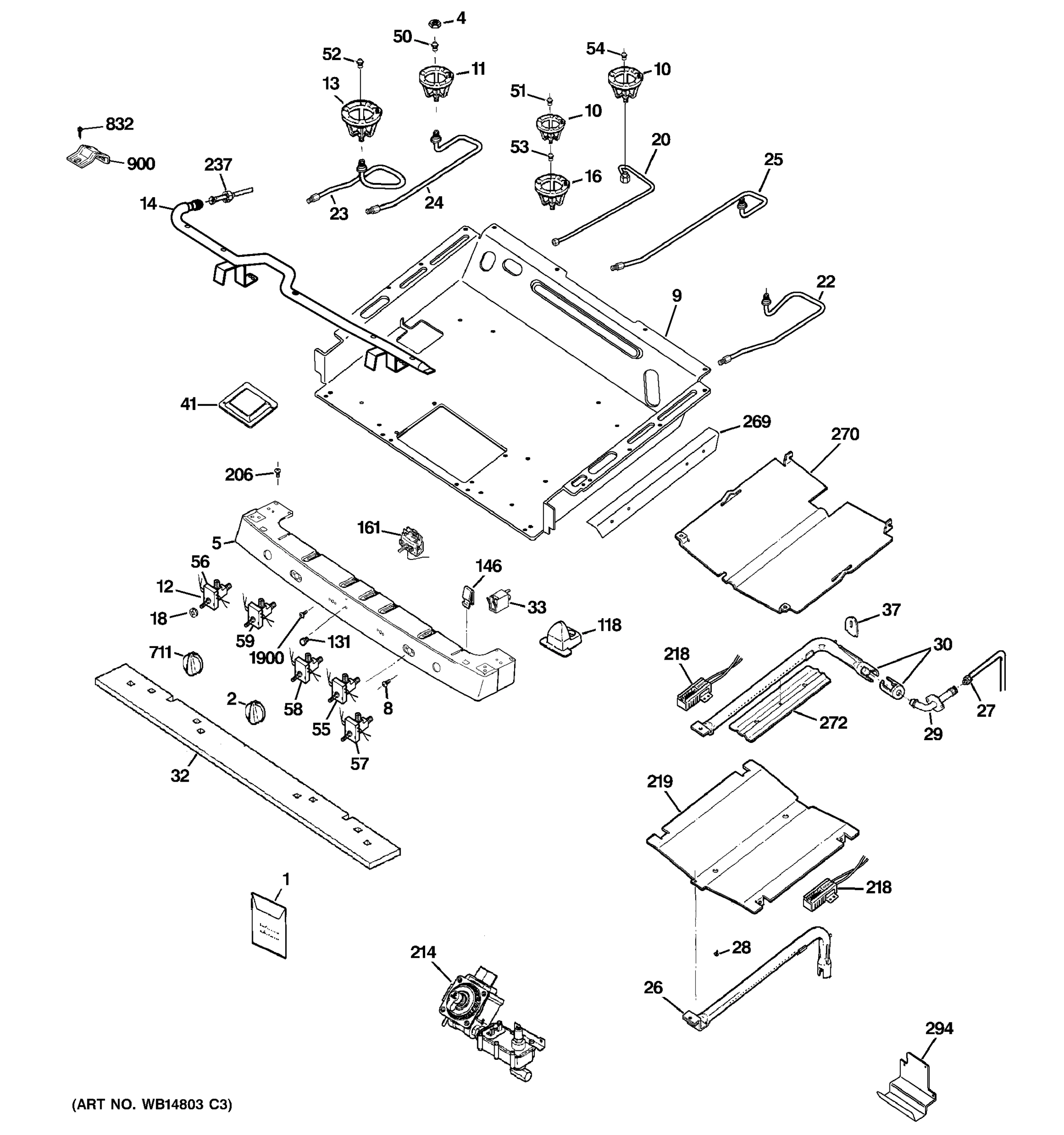 GAS & BURNER PARTS