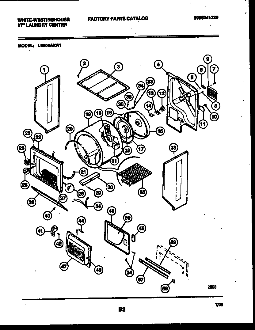 02 - CABINET AND COMPONENT PARTS