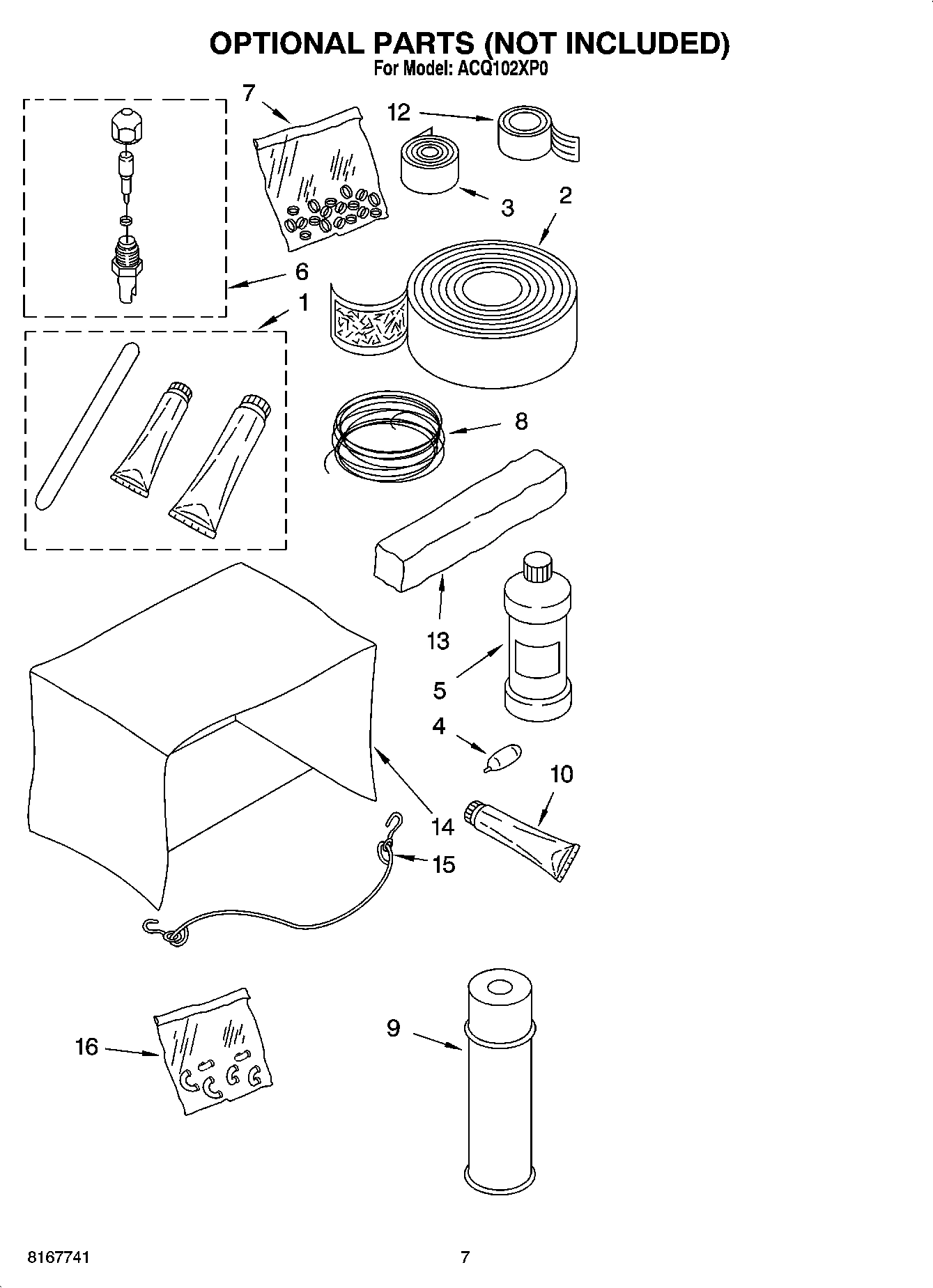 04 - OPTIONAL PARTS (NOT INCLUDED)