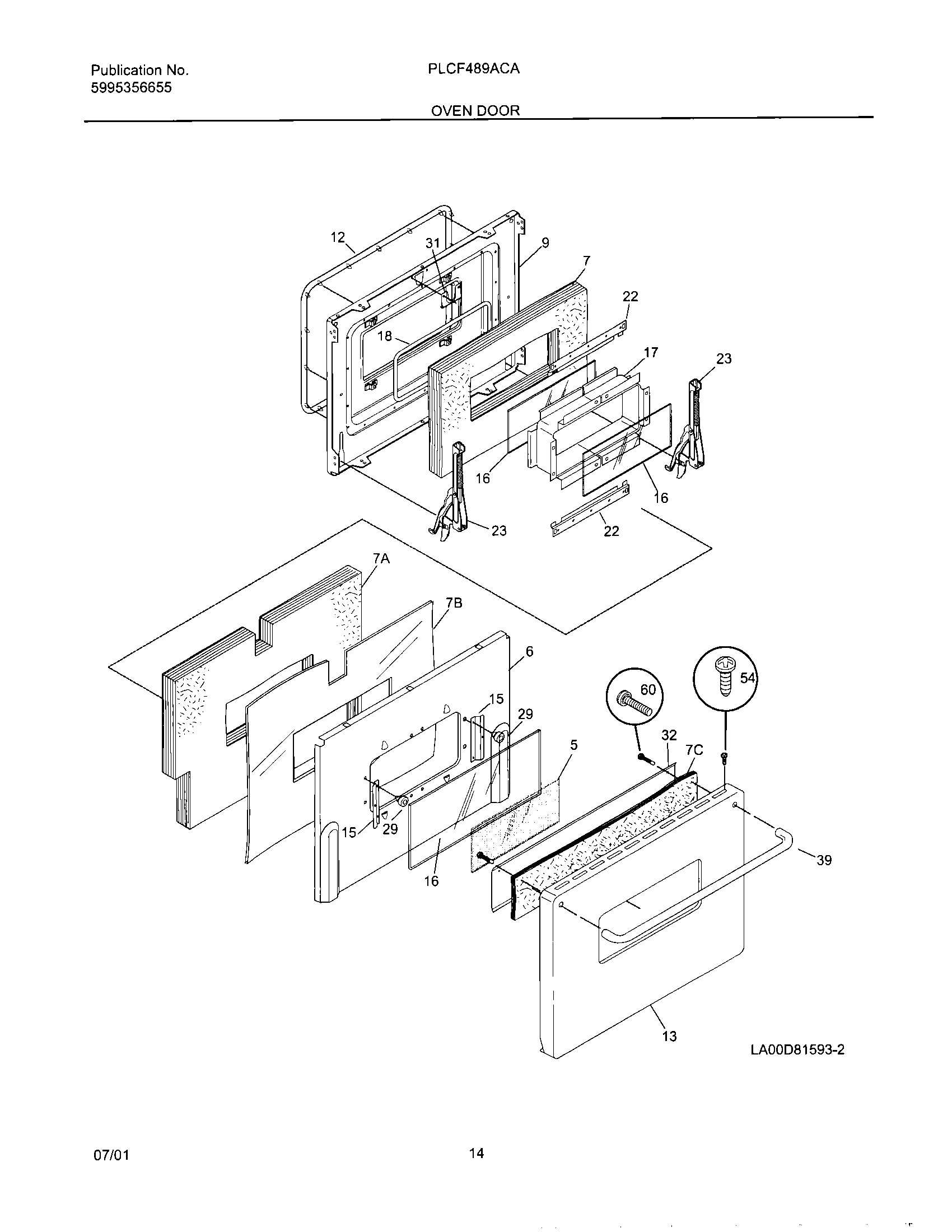 11 - OVEN DOOR