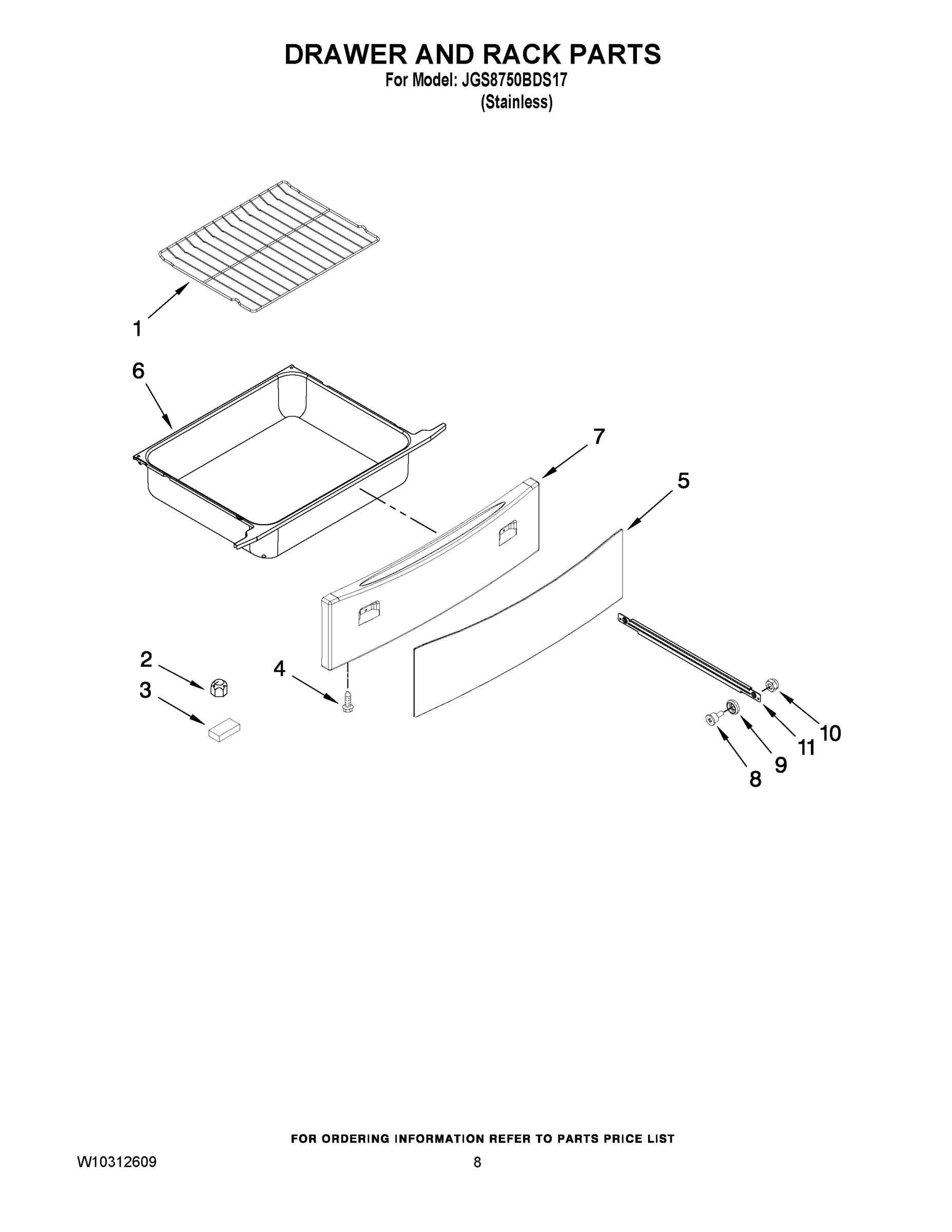05 - DRAWER AND RACK PARTS