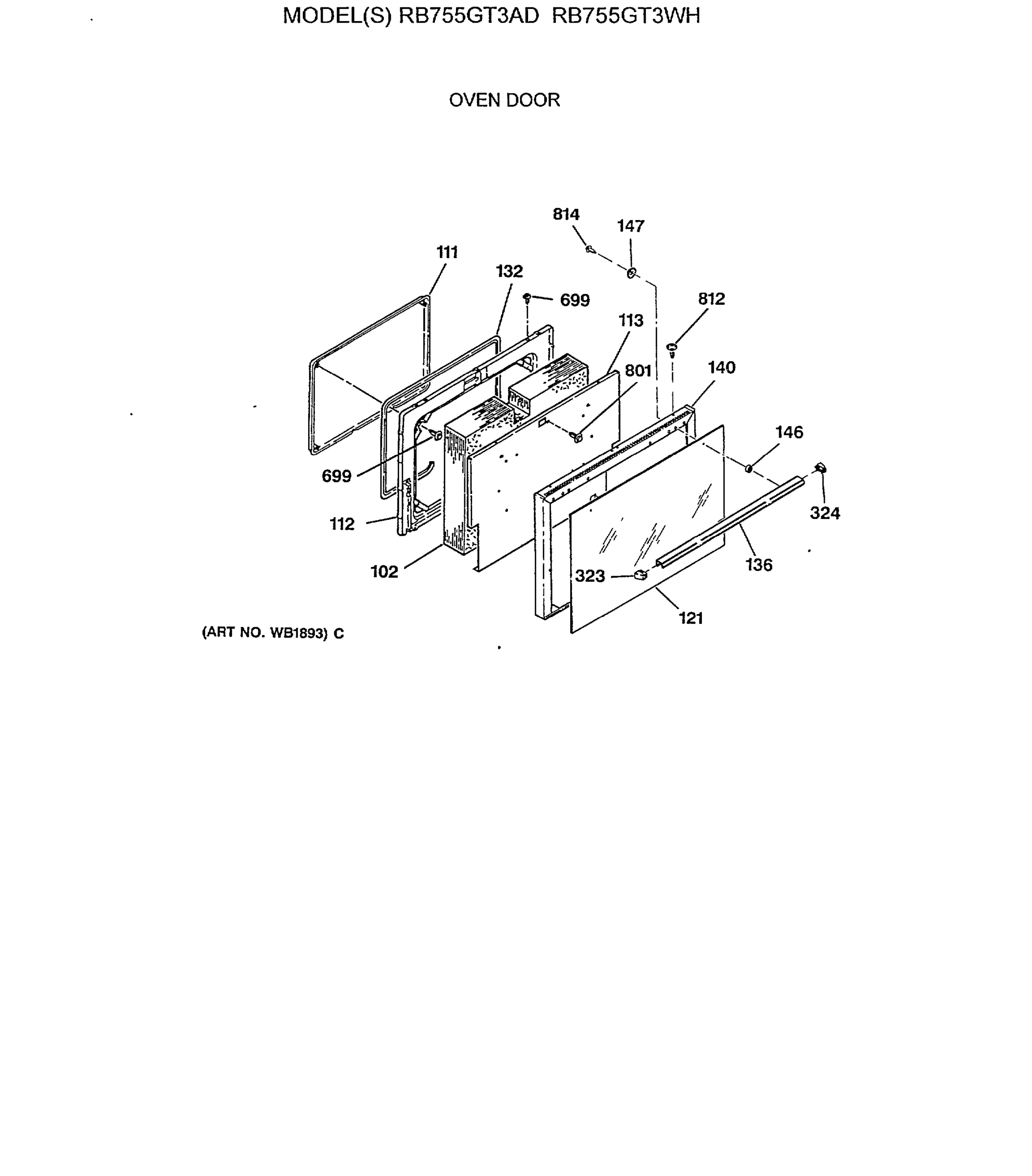 OVEN DOOR