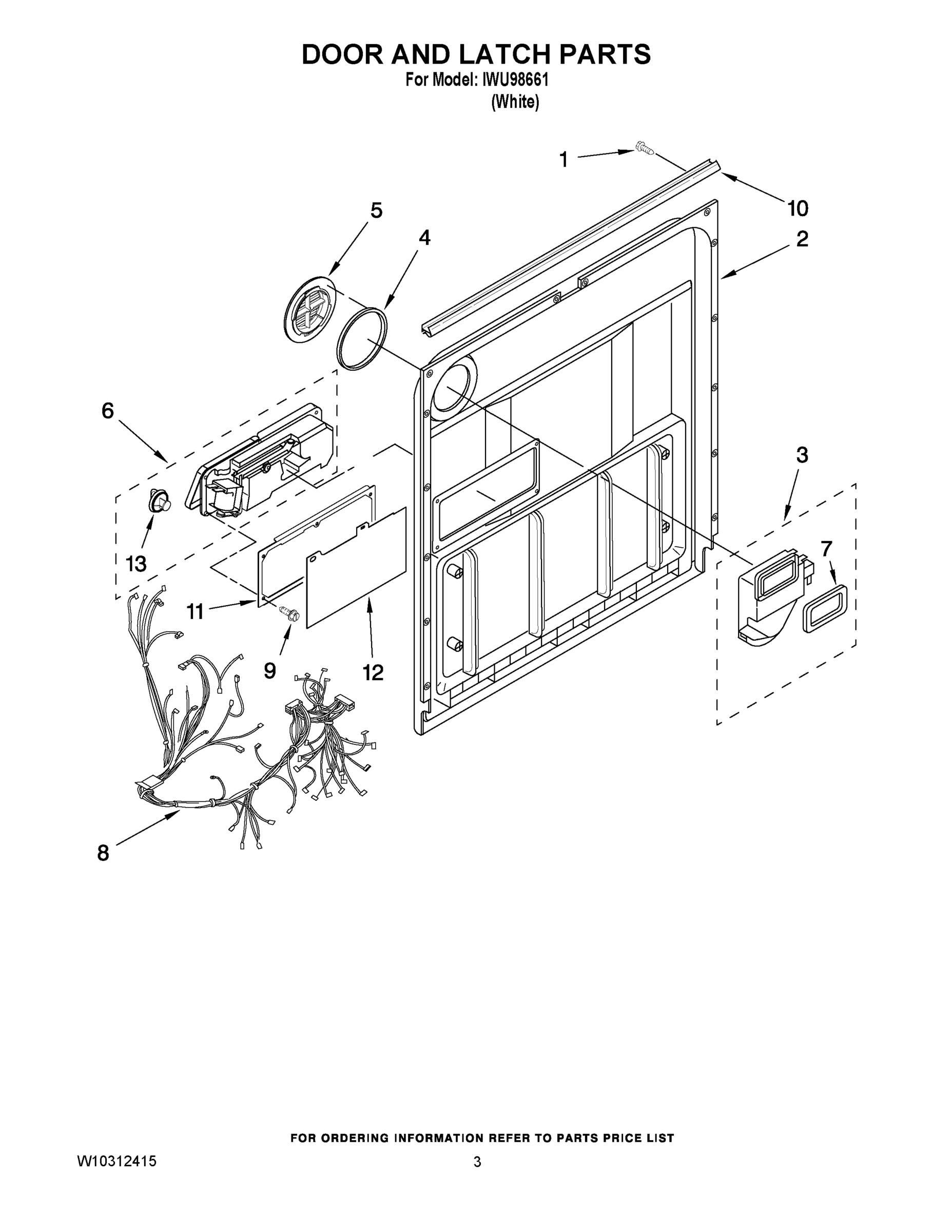 03 - DOOR AND LATCH PARTS