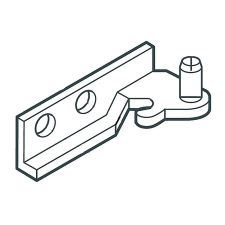 AEH74297502 LG Refrigerator Center Hinge Asse