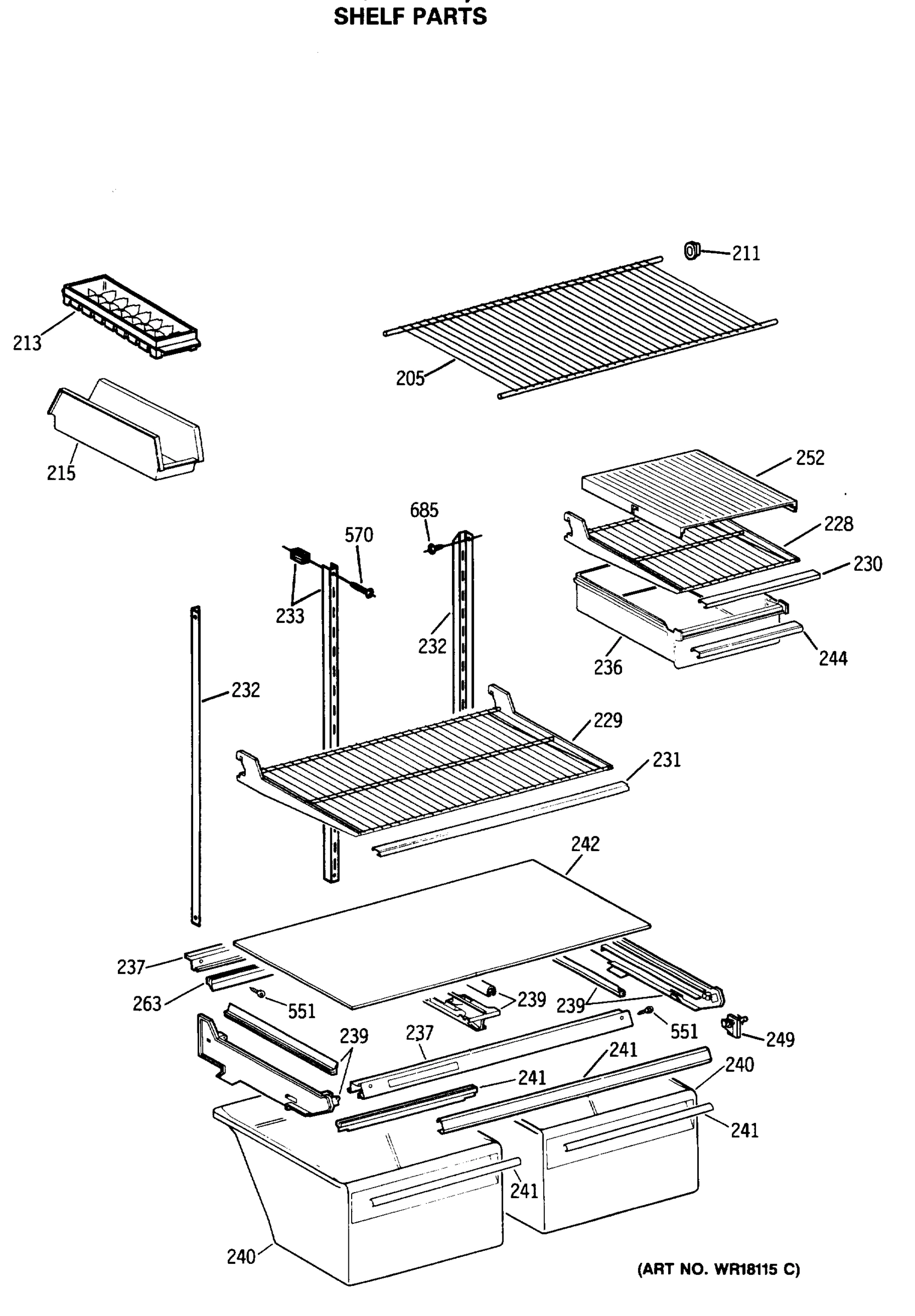 SHELF PARTS