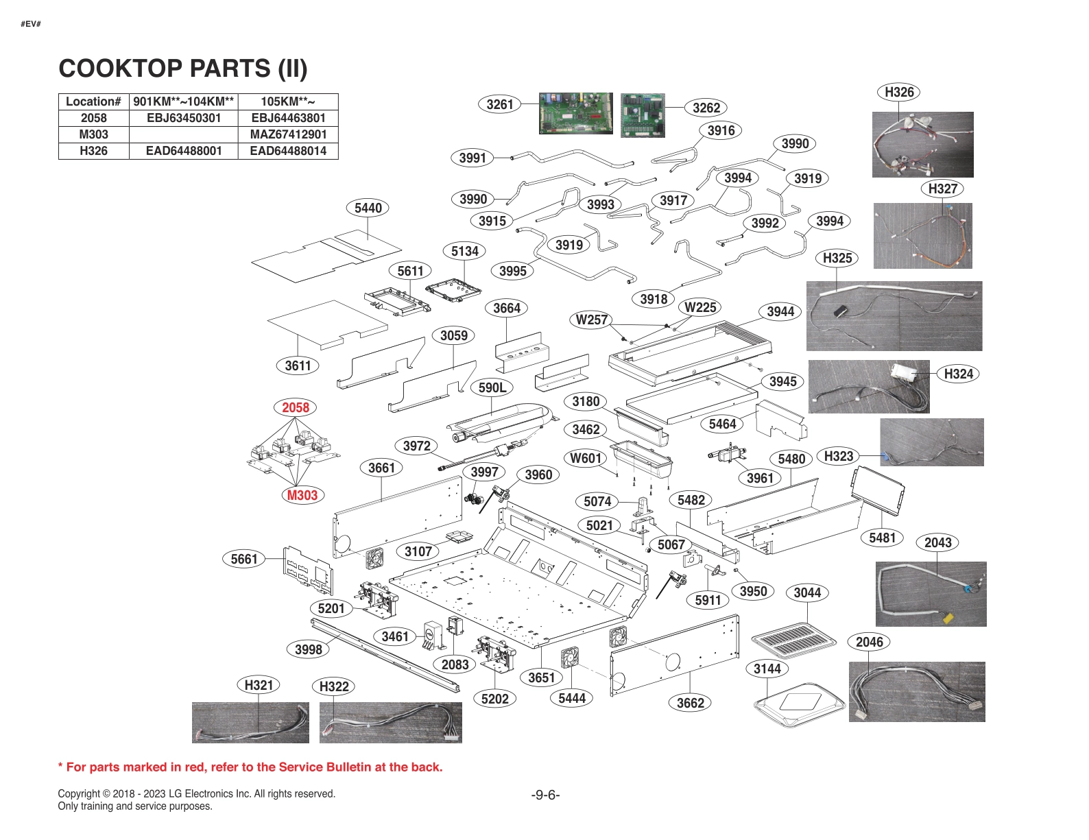 COOKTOP PARTS